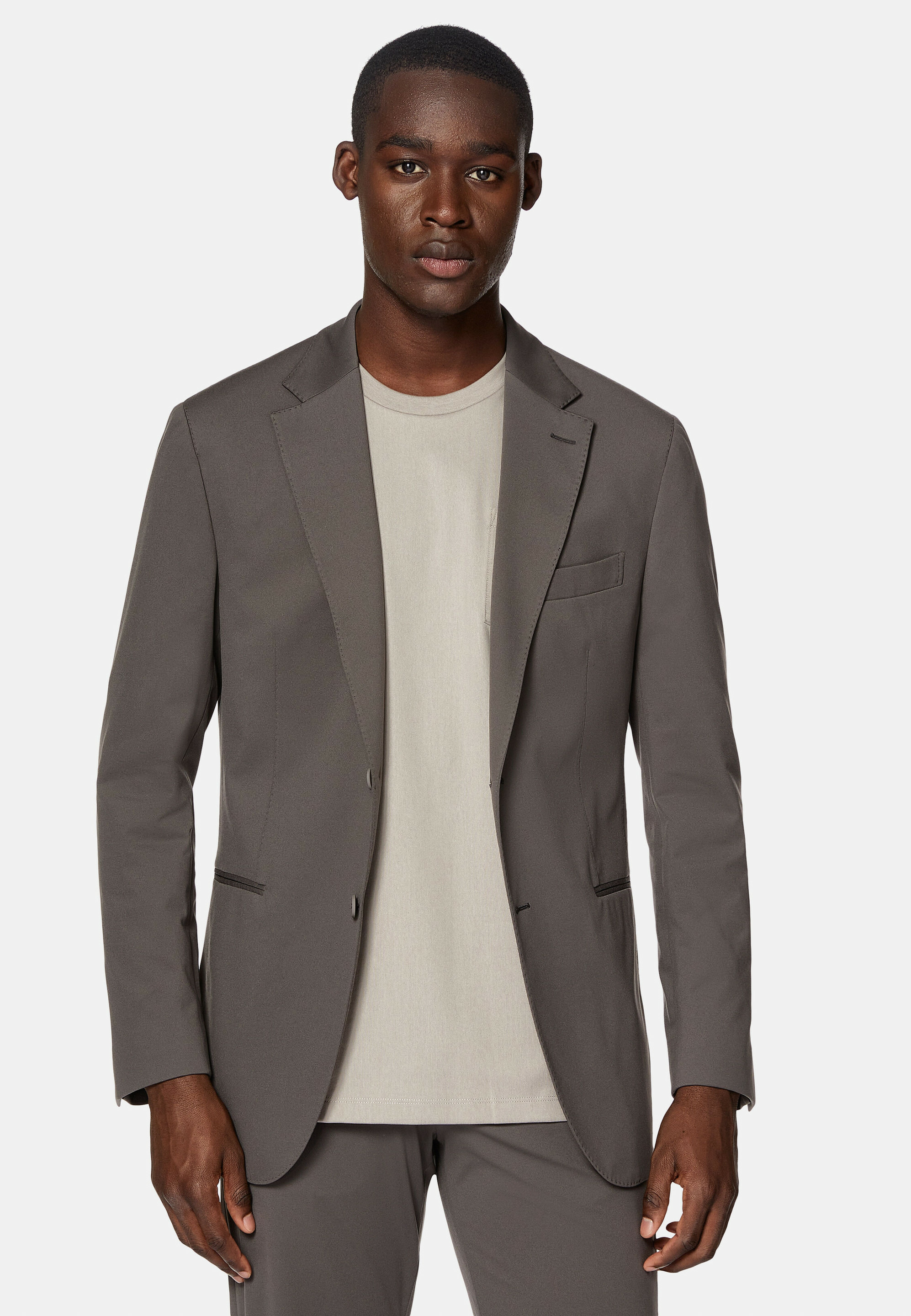 Veste B Tech en nylon gris foncé