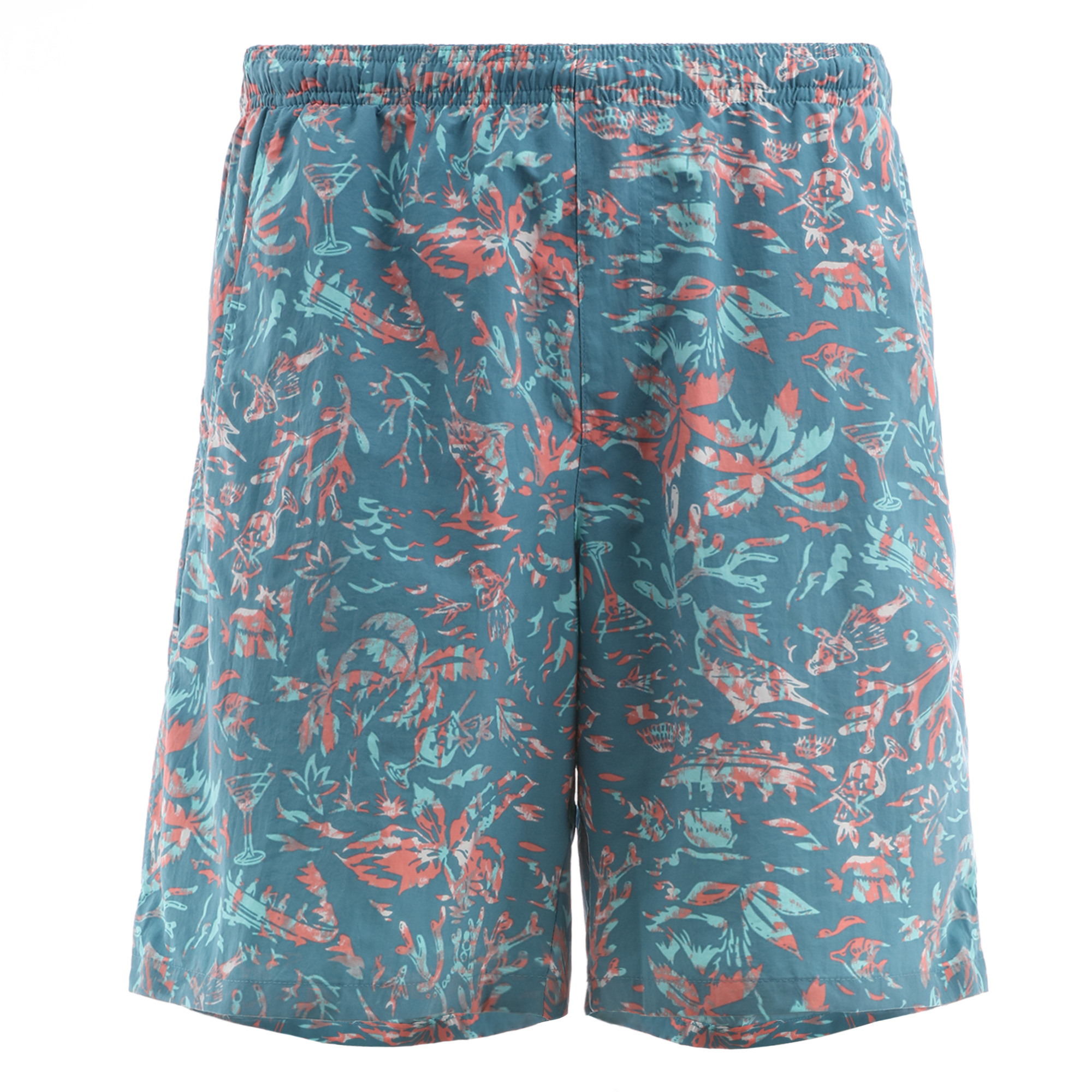 M Clearwater Shores FS Printed Trunk Bleu