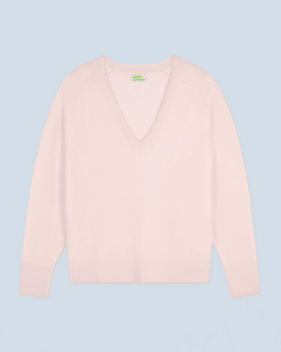 Pull Col V Oversize Léger