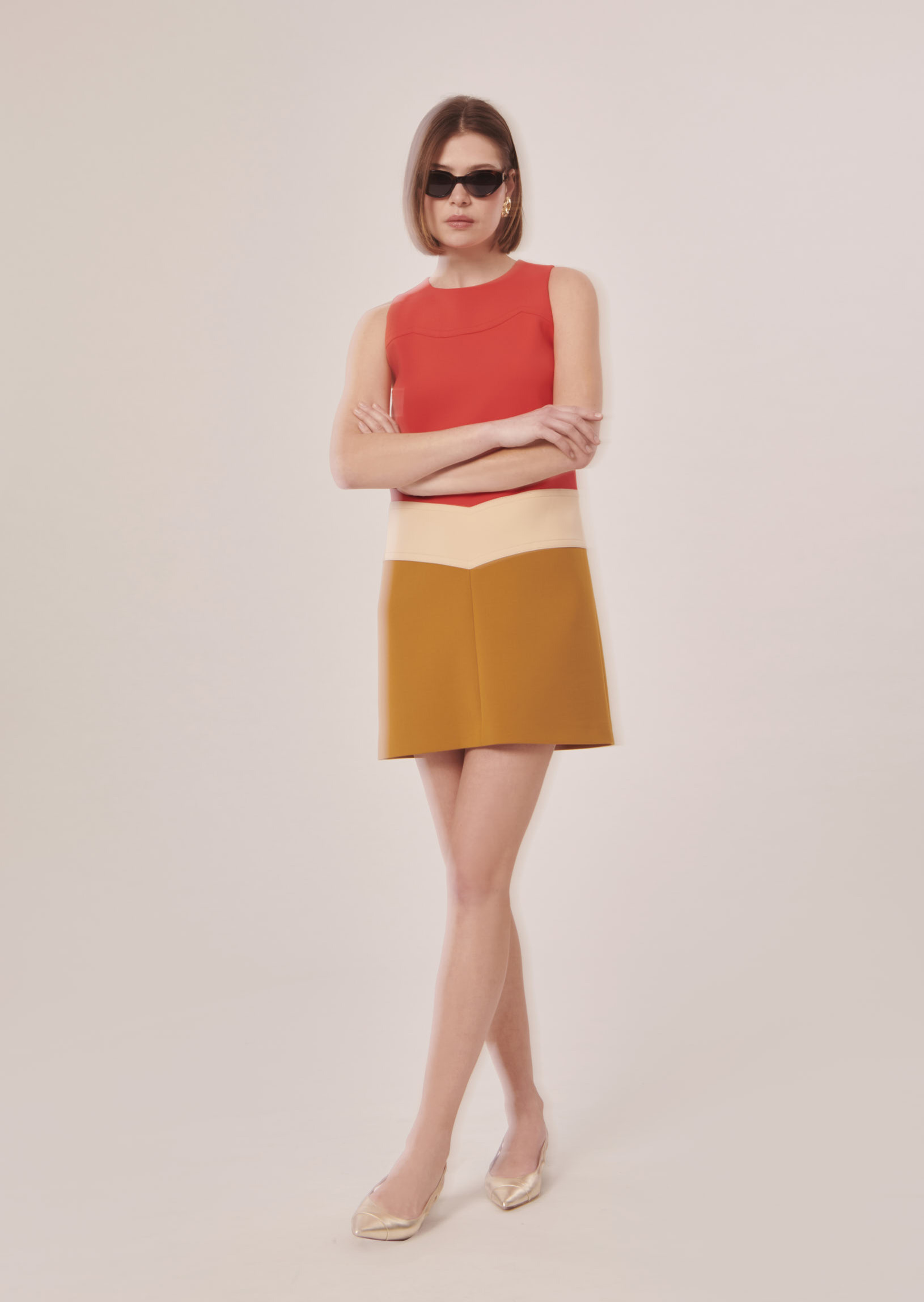 Robe Rawell-Corail en Polyester