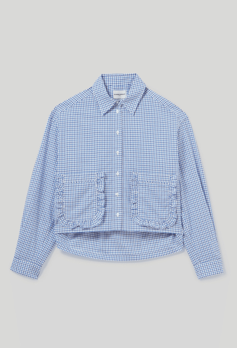 Chemise carreaux poches