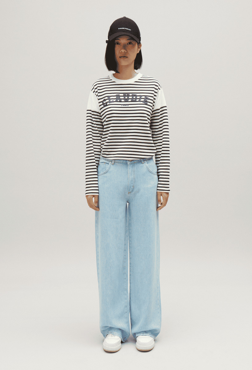 T-shirt Claudie bicolore