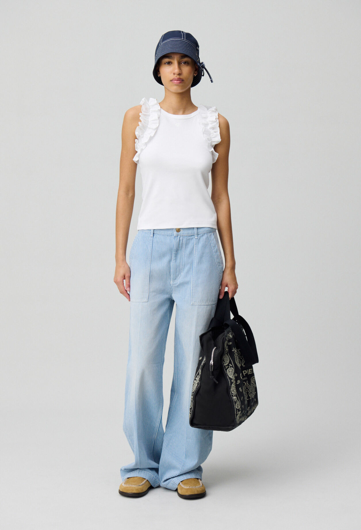 Débardeur à volants