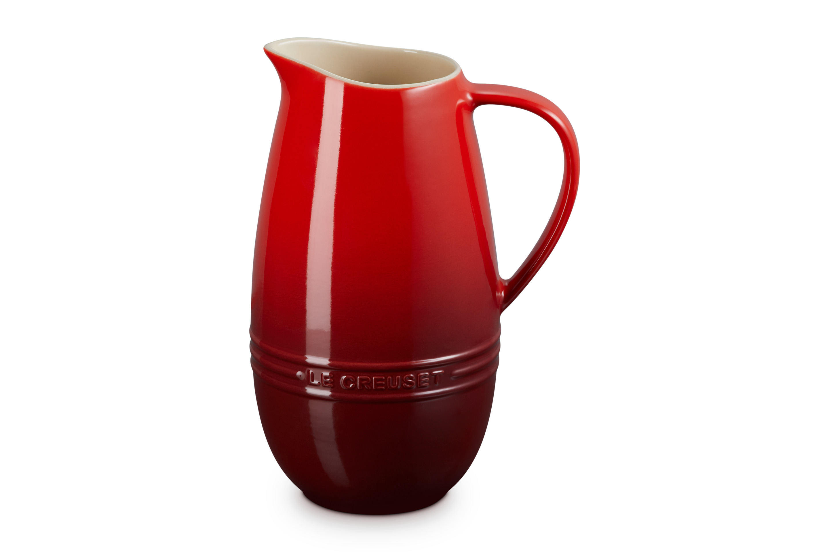 Pichet 1.6l en céramique cerise