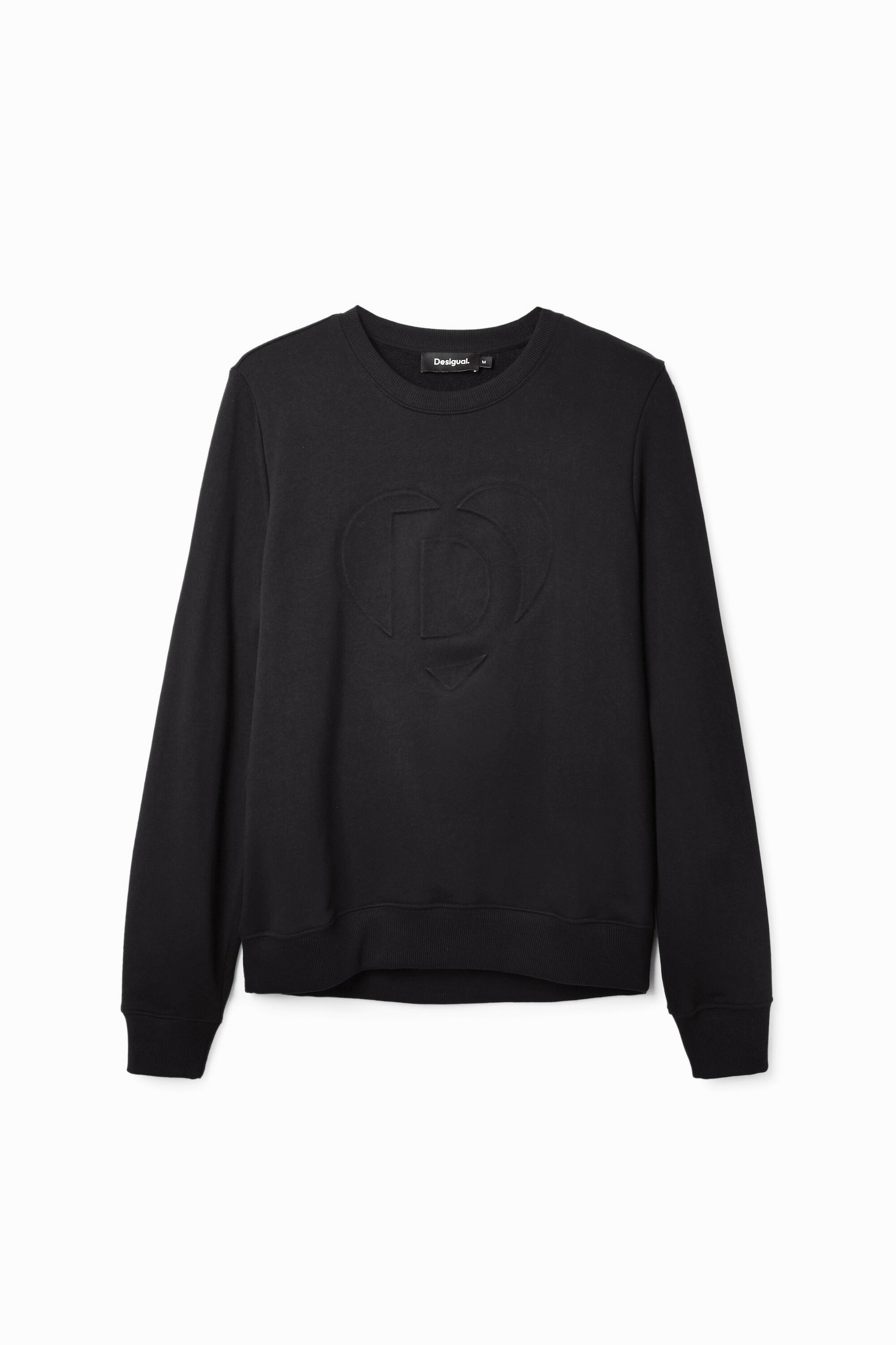 Sweat-shirt imagotype relief