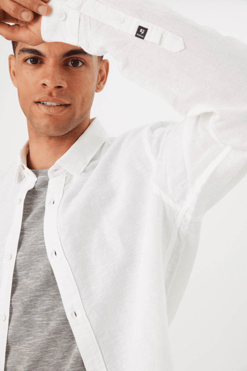 Men Shirt White