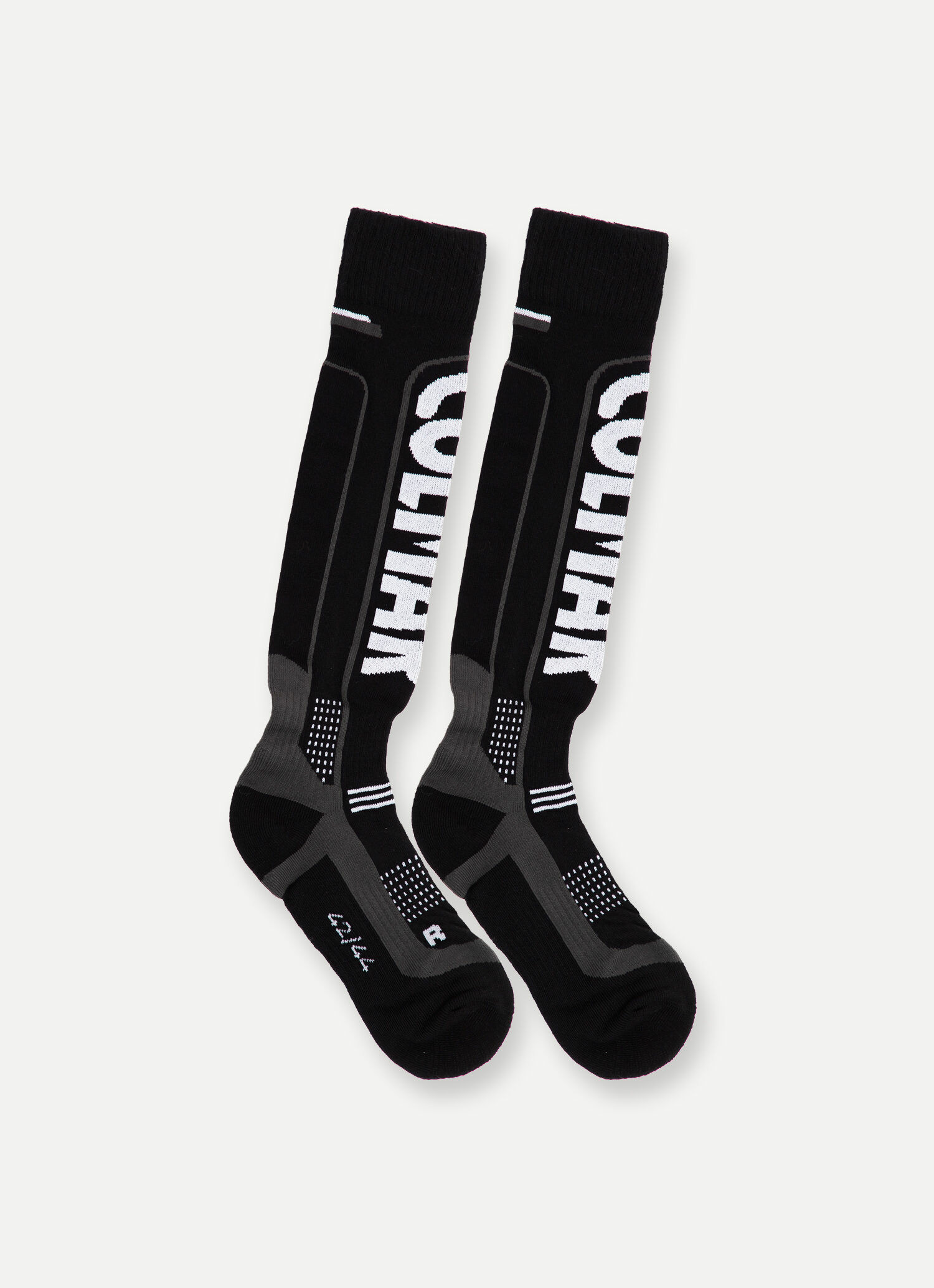 Chaussettes de ski unisexes avec maxi logo