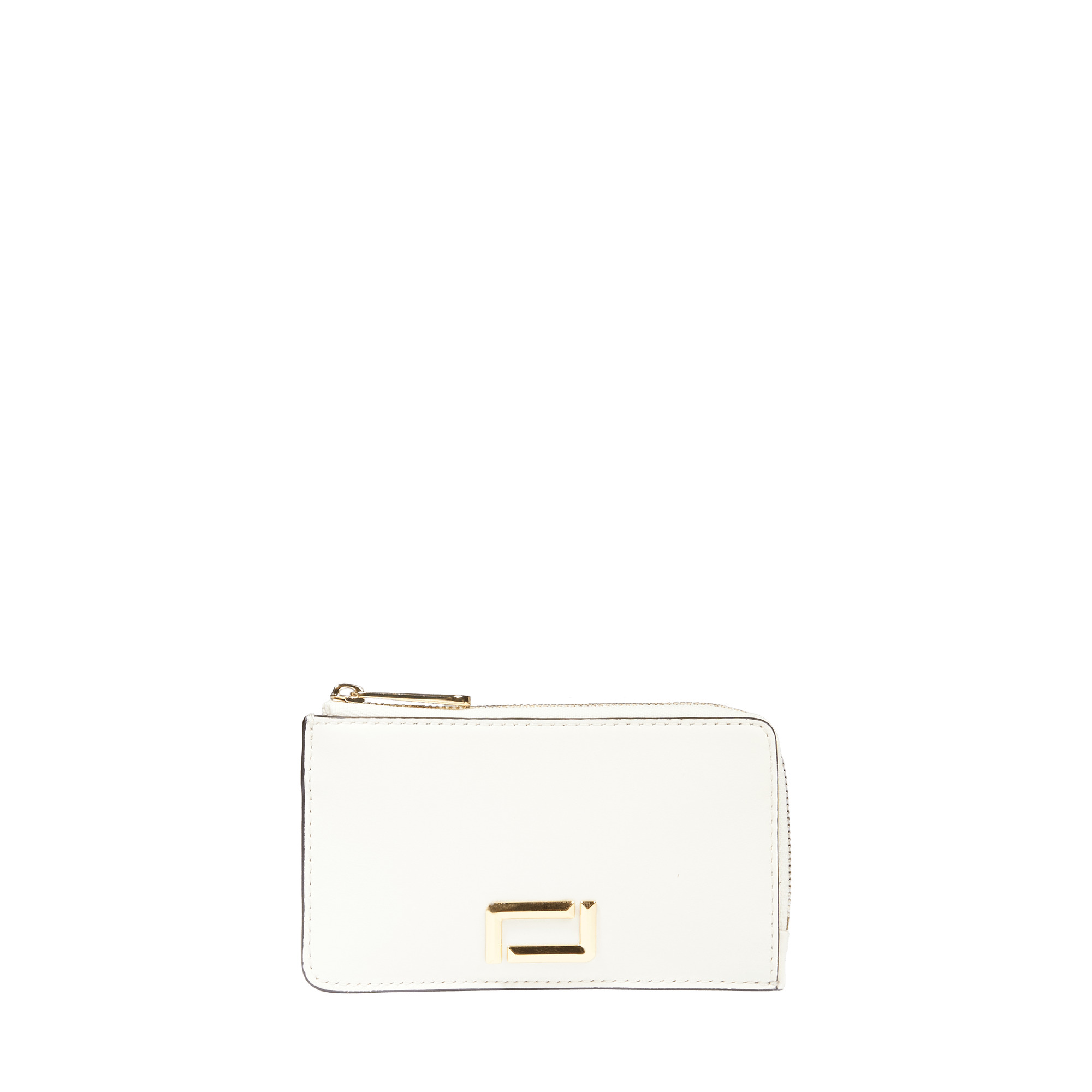 ANGELE DE LANCEL - PORTE-CARTES ZIPPE - Neige