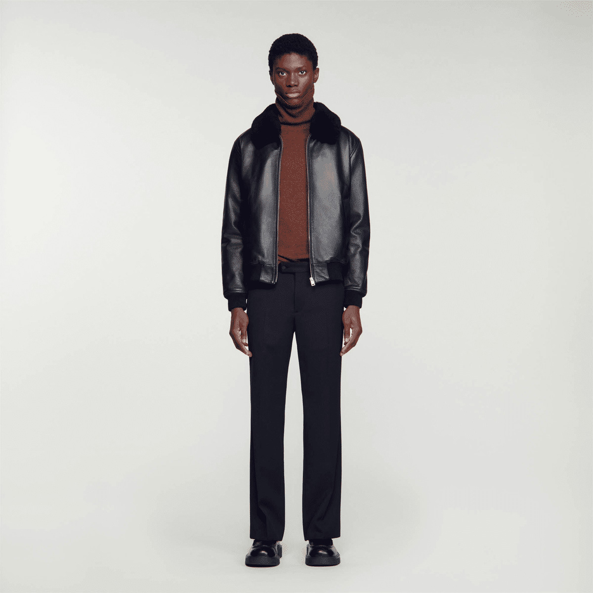 Blouson en cuir