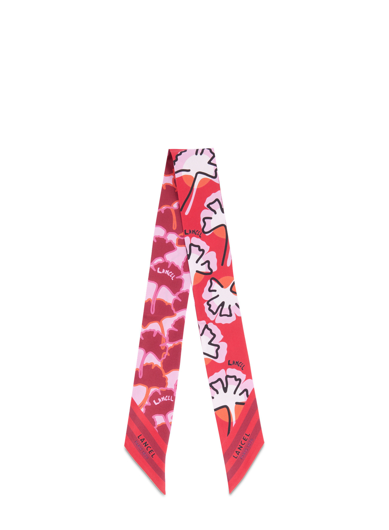 Motif Ginkgo - Band Ginkgo - Multico Cerise