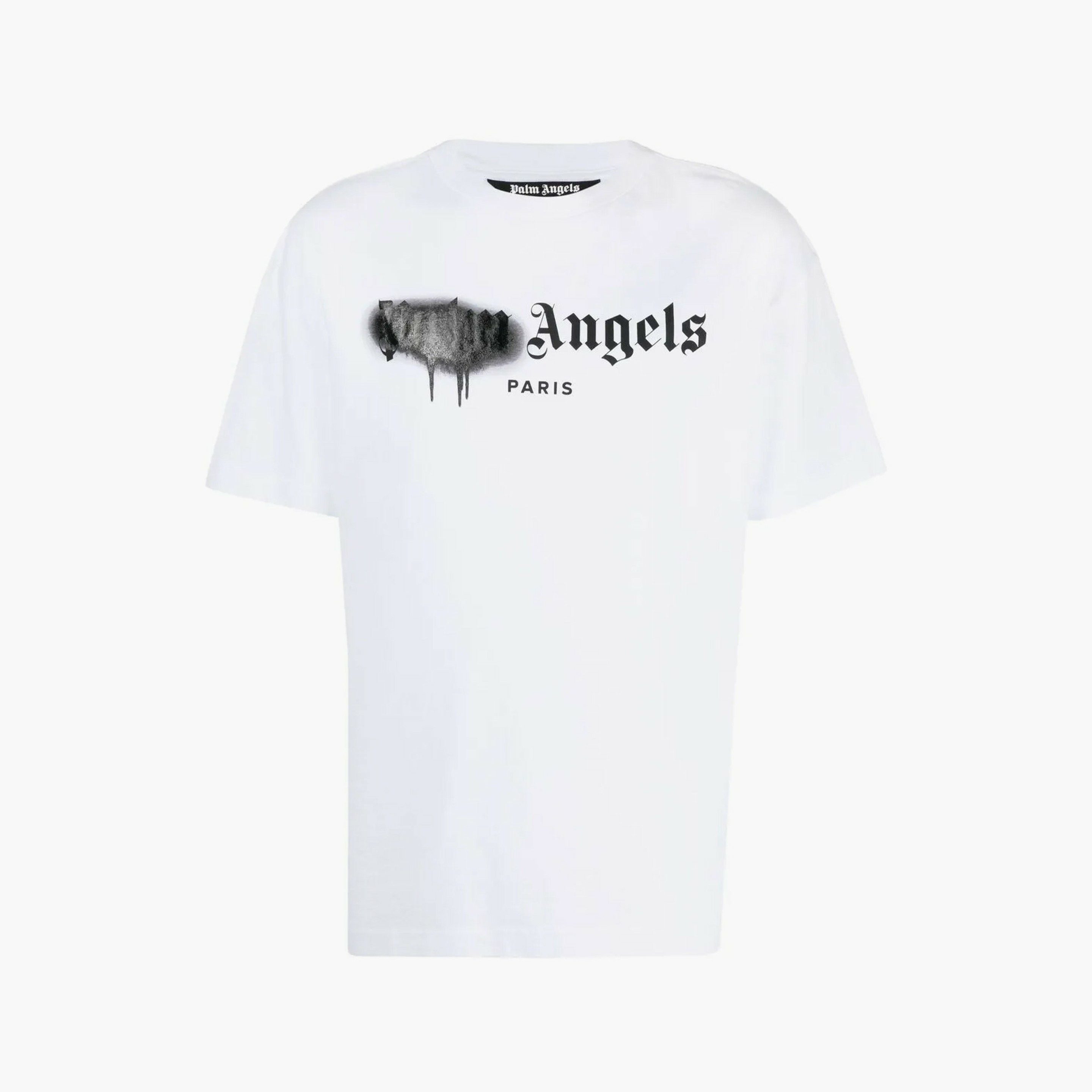 Palm Angels T-shirt Paris Spray Blanc