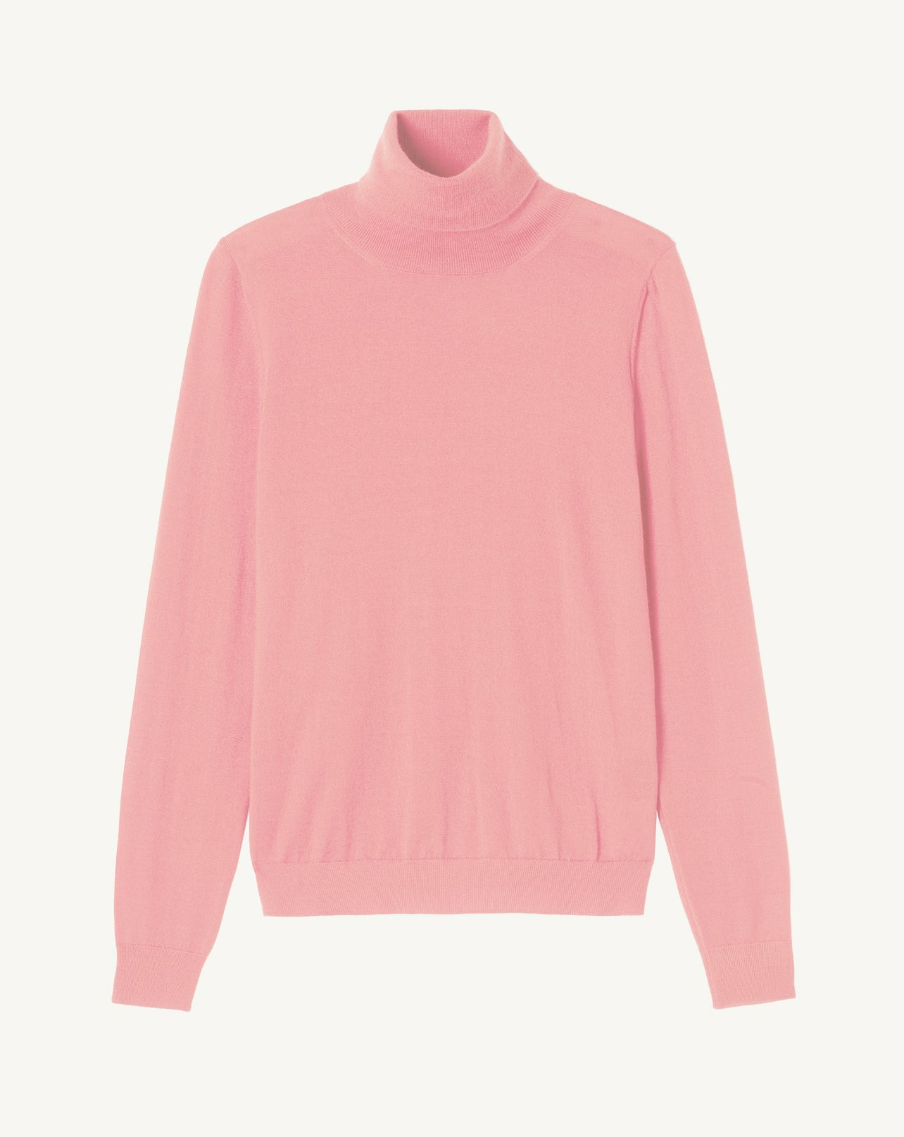 Pull col roulé ultrafin - Femme - ROSE RETRO