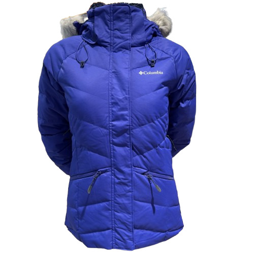 Rose Lodge  FS Down Jacket Femme Bleu