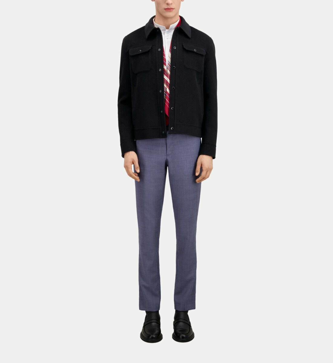 Blouson Double Face A Interieur Carreaux Homme