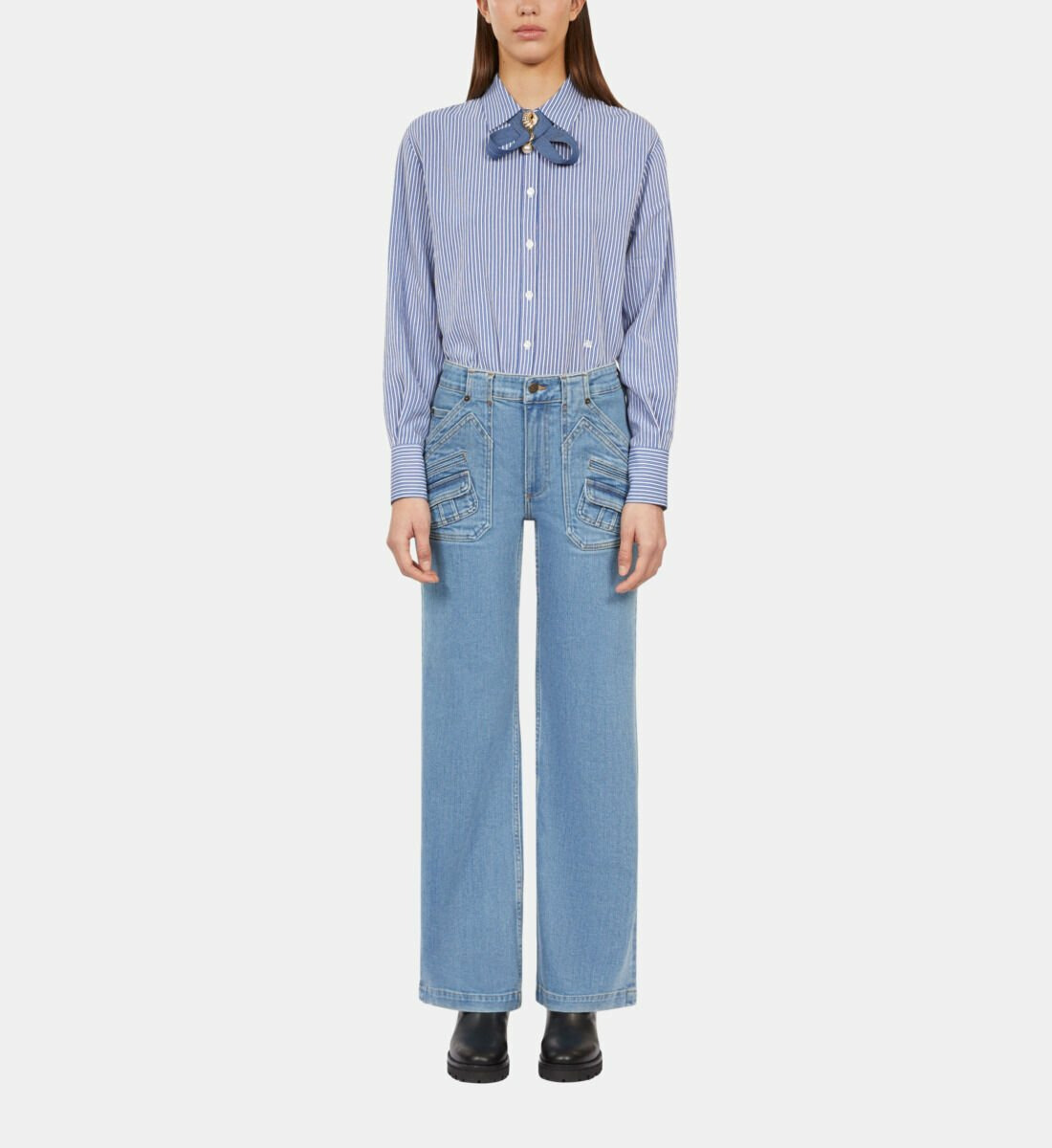 Jean Bleu Flare Femme