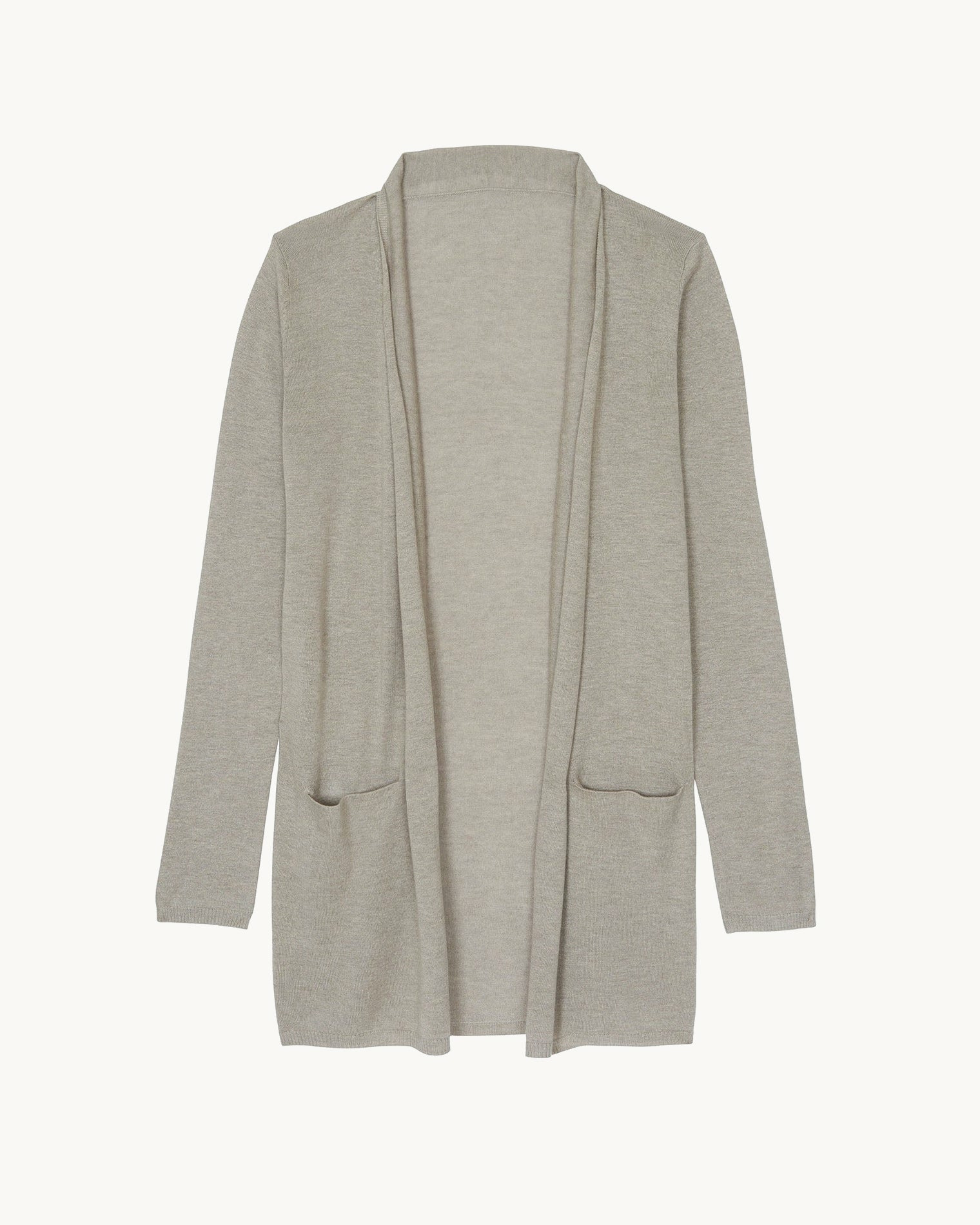 Gilet JANE Cardigan long soie et cachemire femme