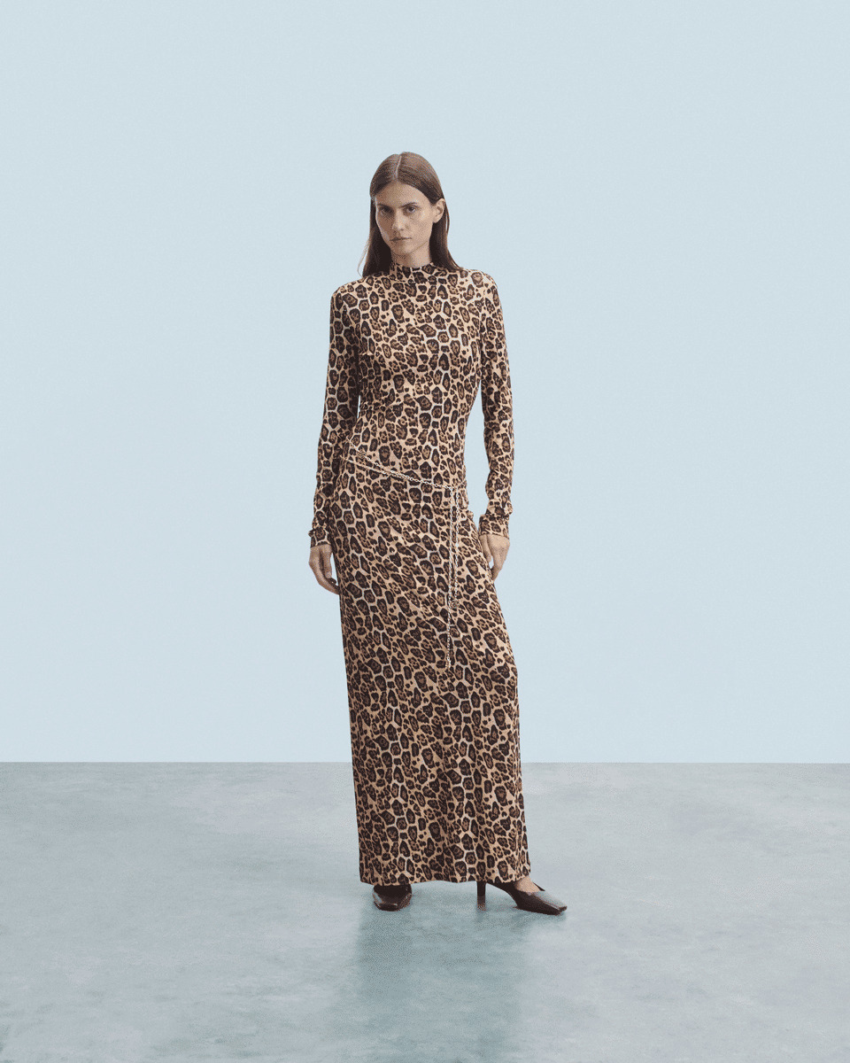 Robe Longue Manche Longue Jersey