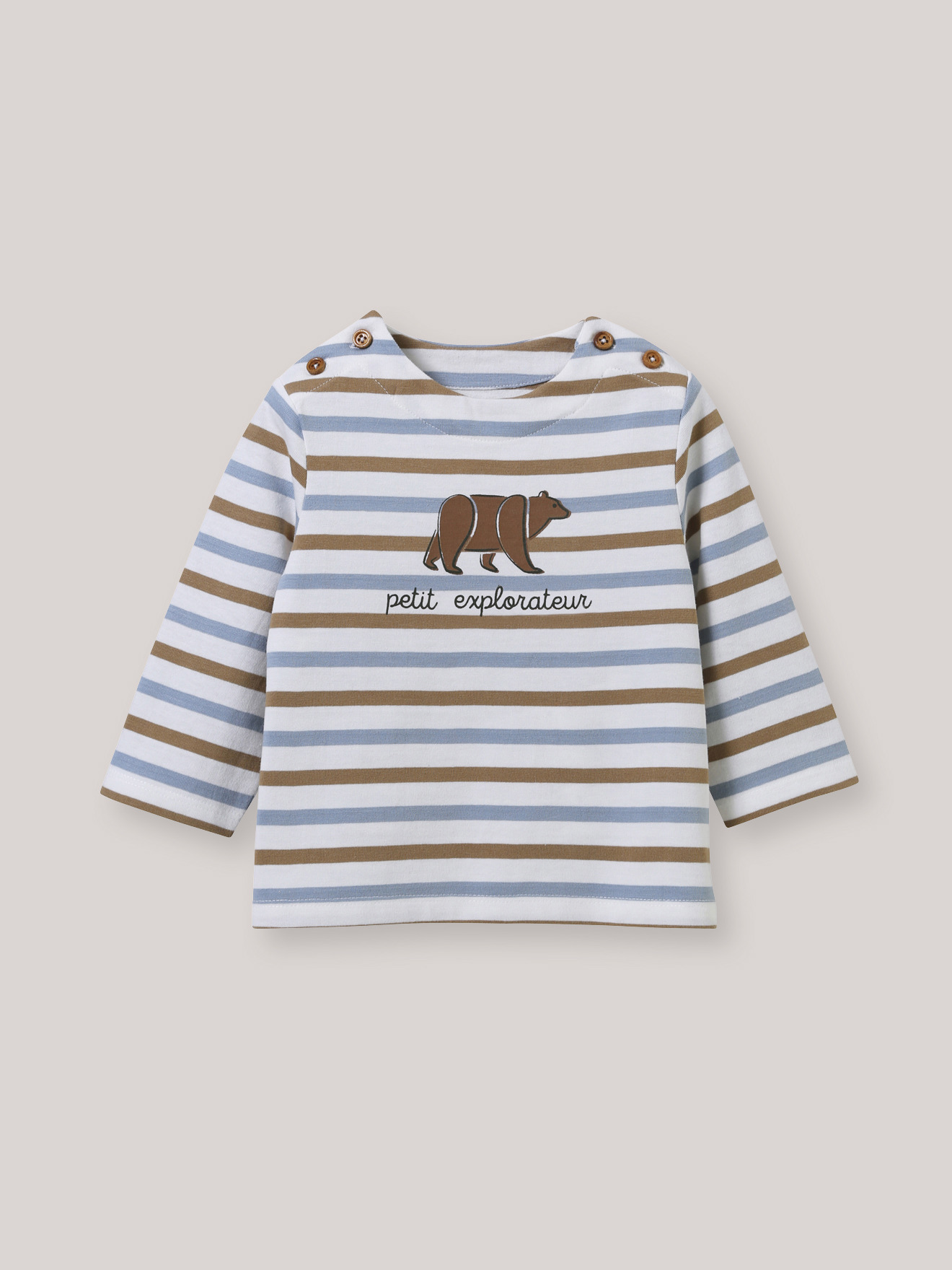 T-SHIRT  RAYE OURS