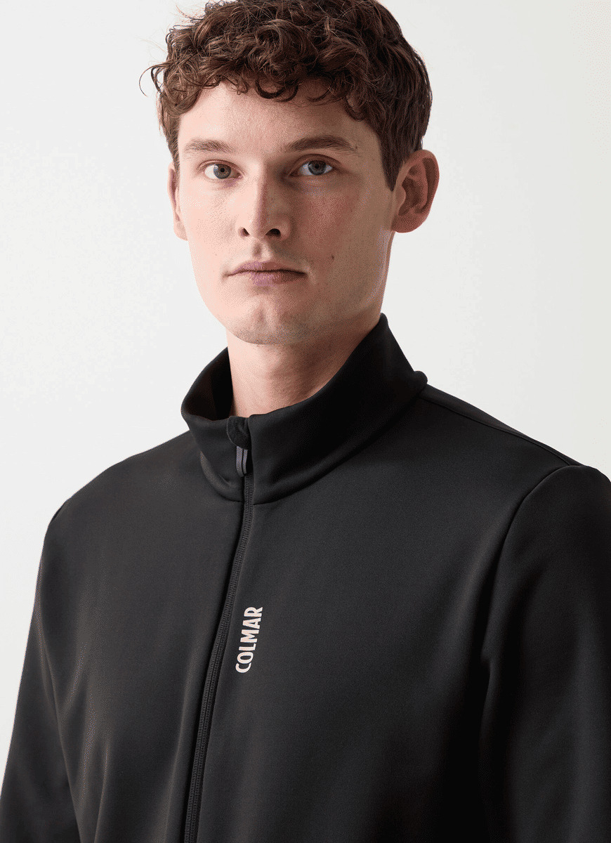 Polaire de ski stretch fermé par zip pleine longueur