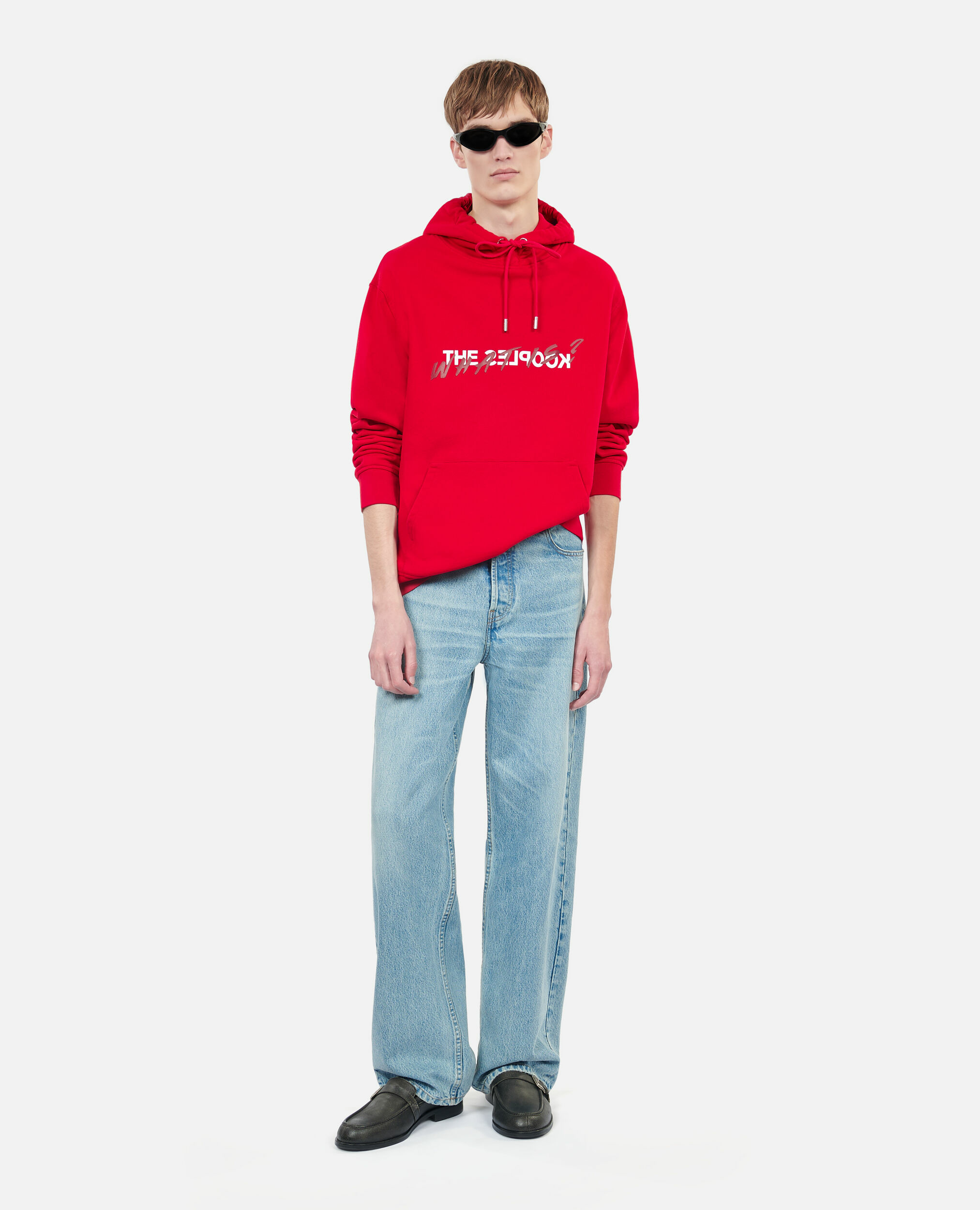 Sweatshirt À Capuche What Is Rouge Homme