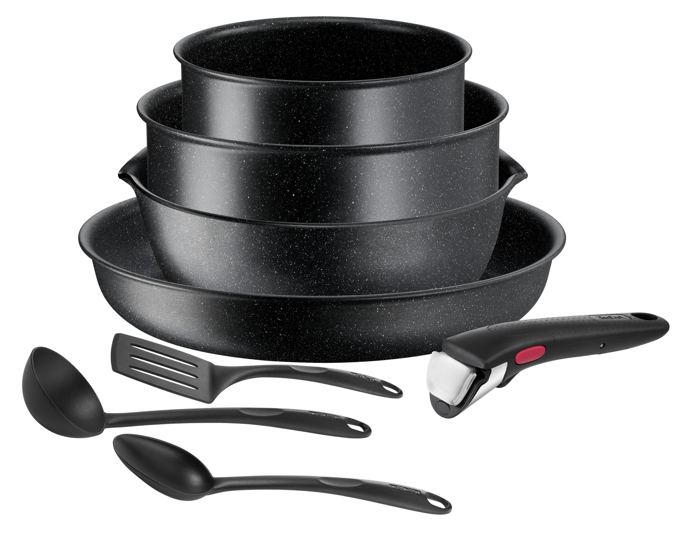 Tefal Ingenio Black Stone 8-piece Set