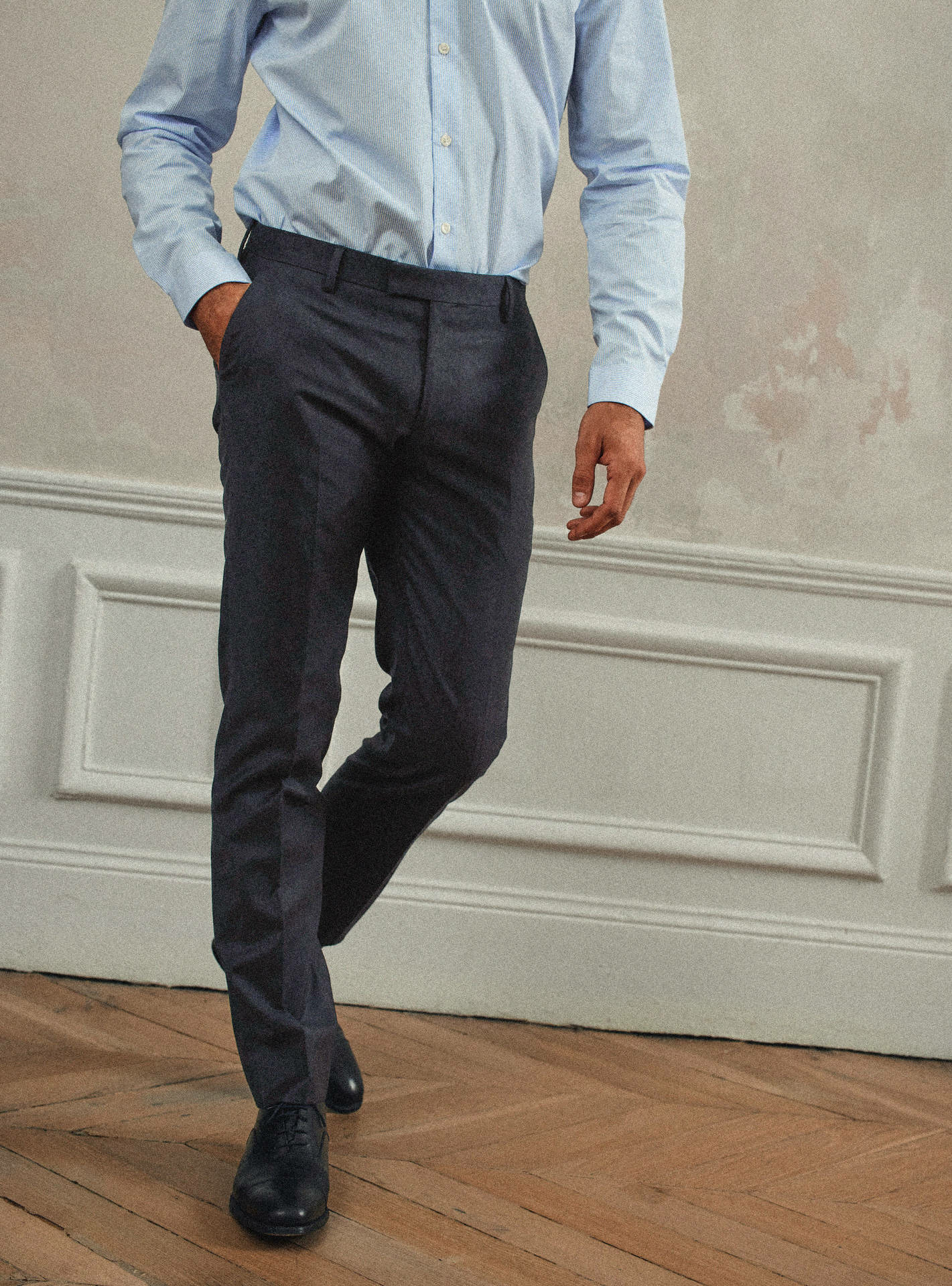 Pantalon de costume Gekko Mixed Navy