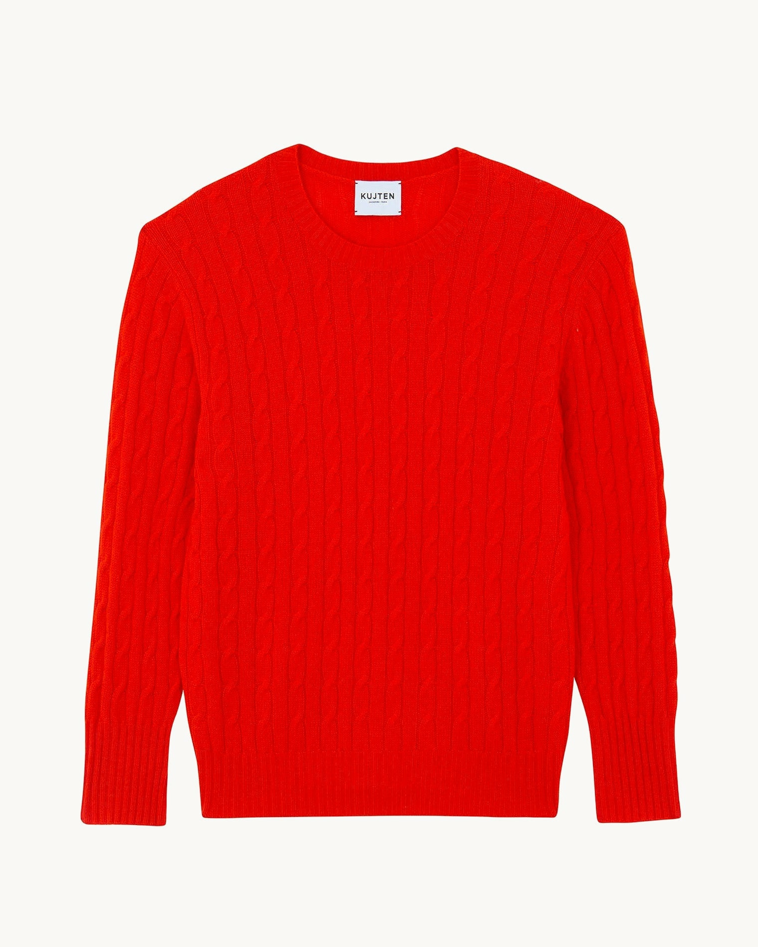 Pull Tomi Pull col rond torsades cachemire
