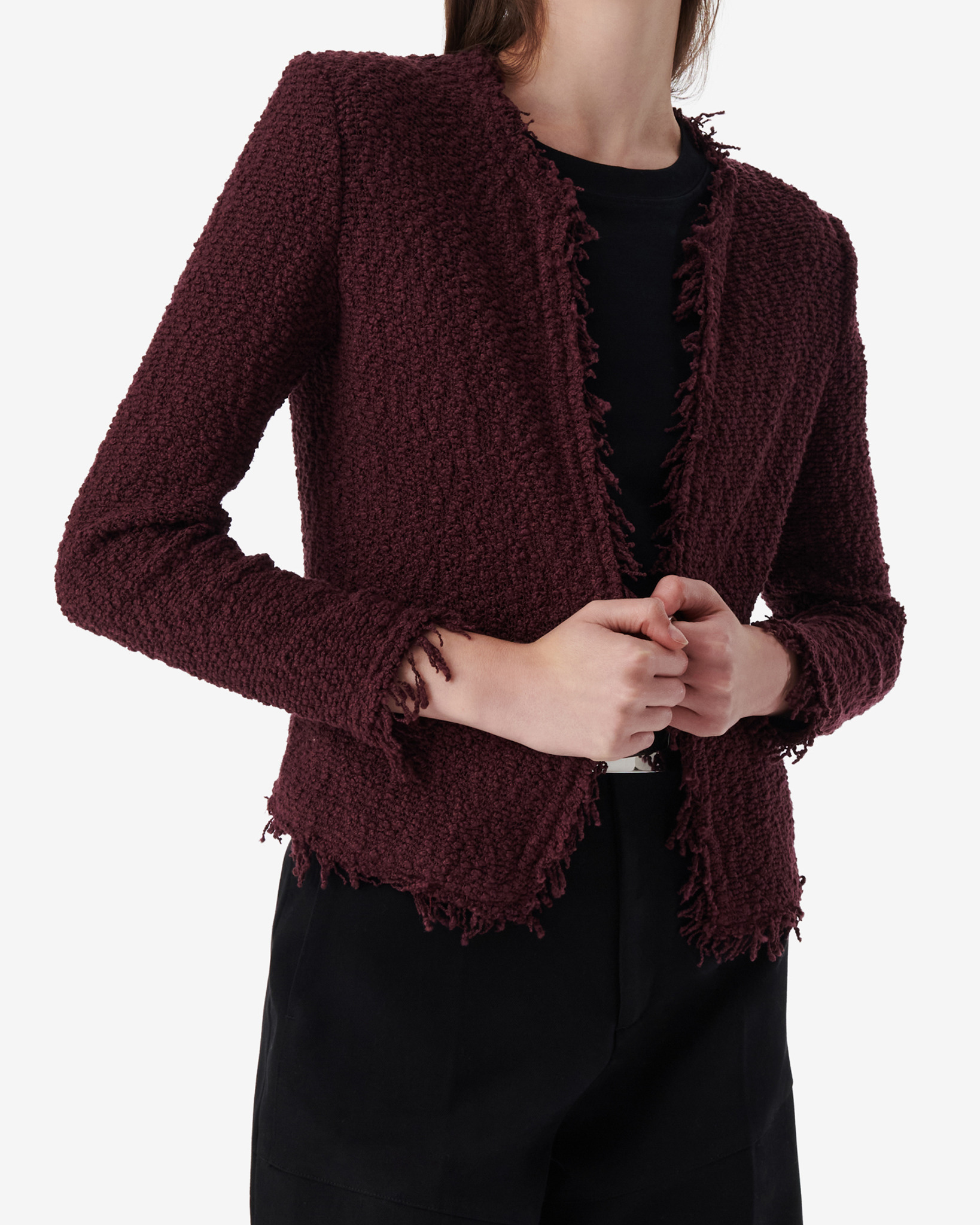 Veste Classique À Franges Shavani