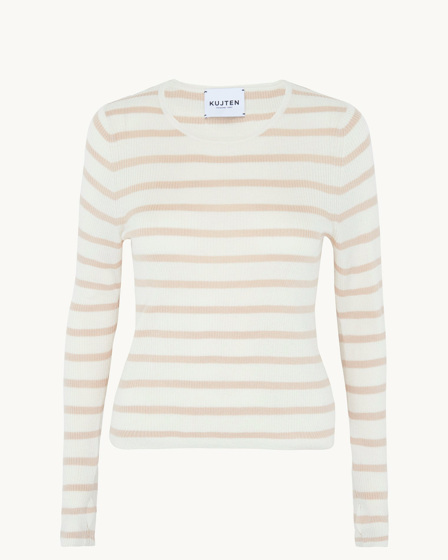 Pull Maori Marin beige organic