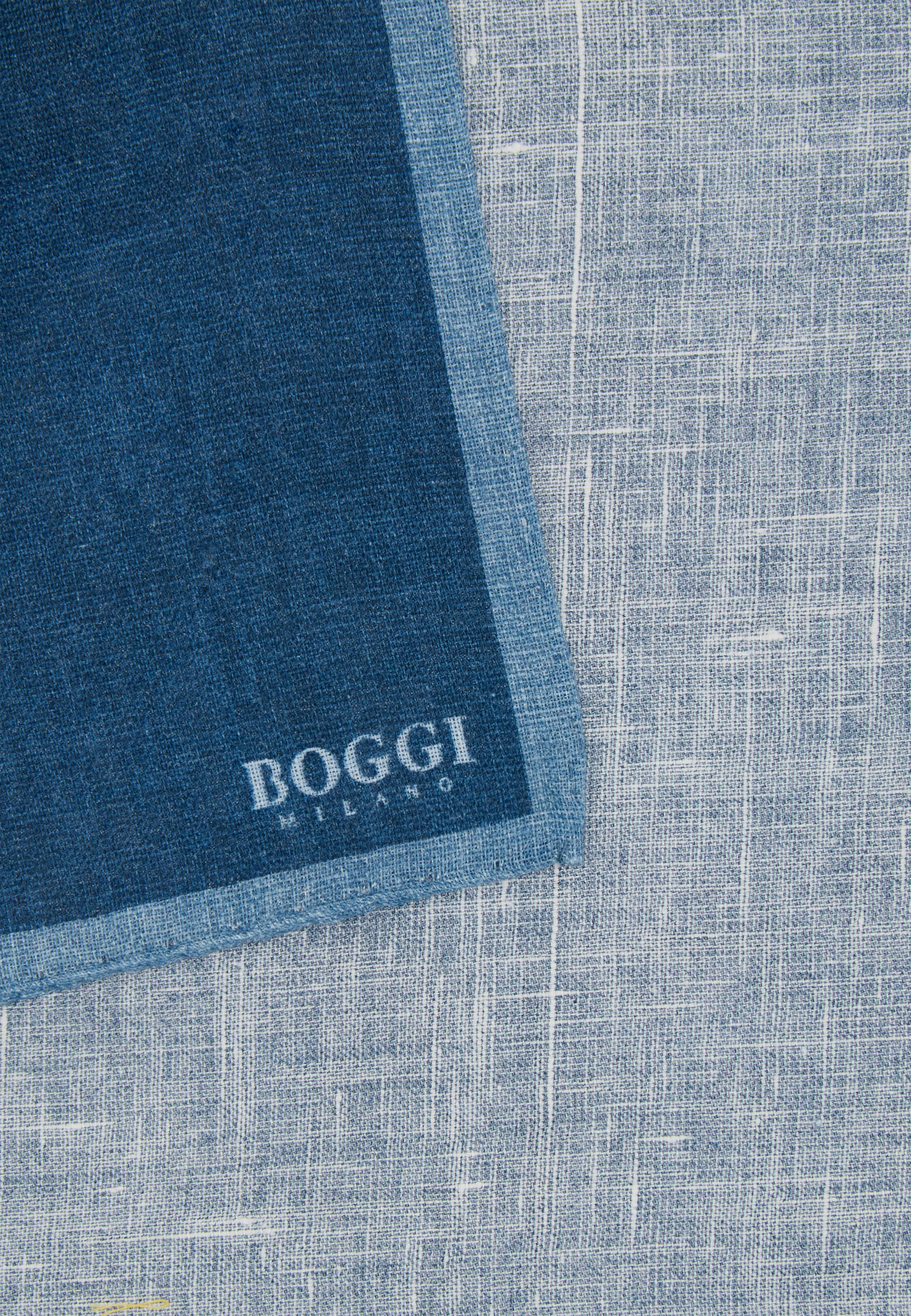 Pochette En Lin Avec Motif À Bord Contrasté