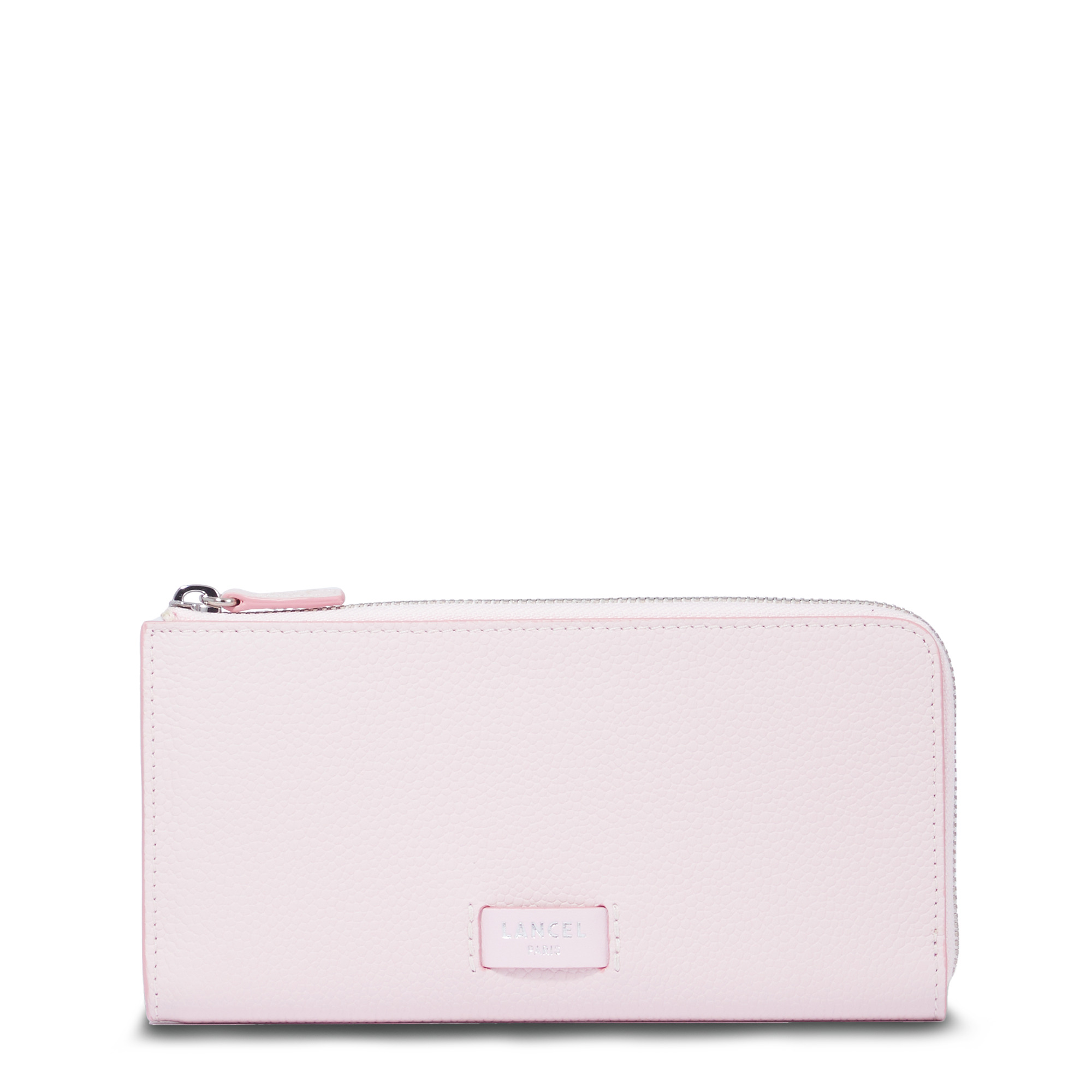NINON DE LANCEL - PORTEFEUILLE LONG ZIPPE - Rose Dragée