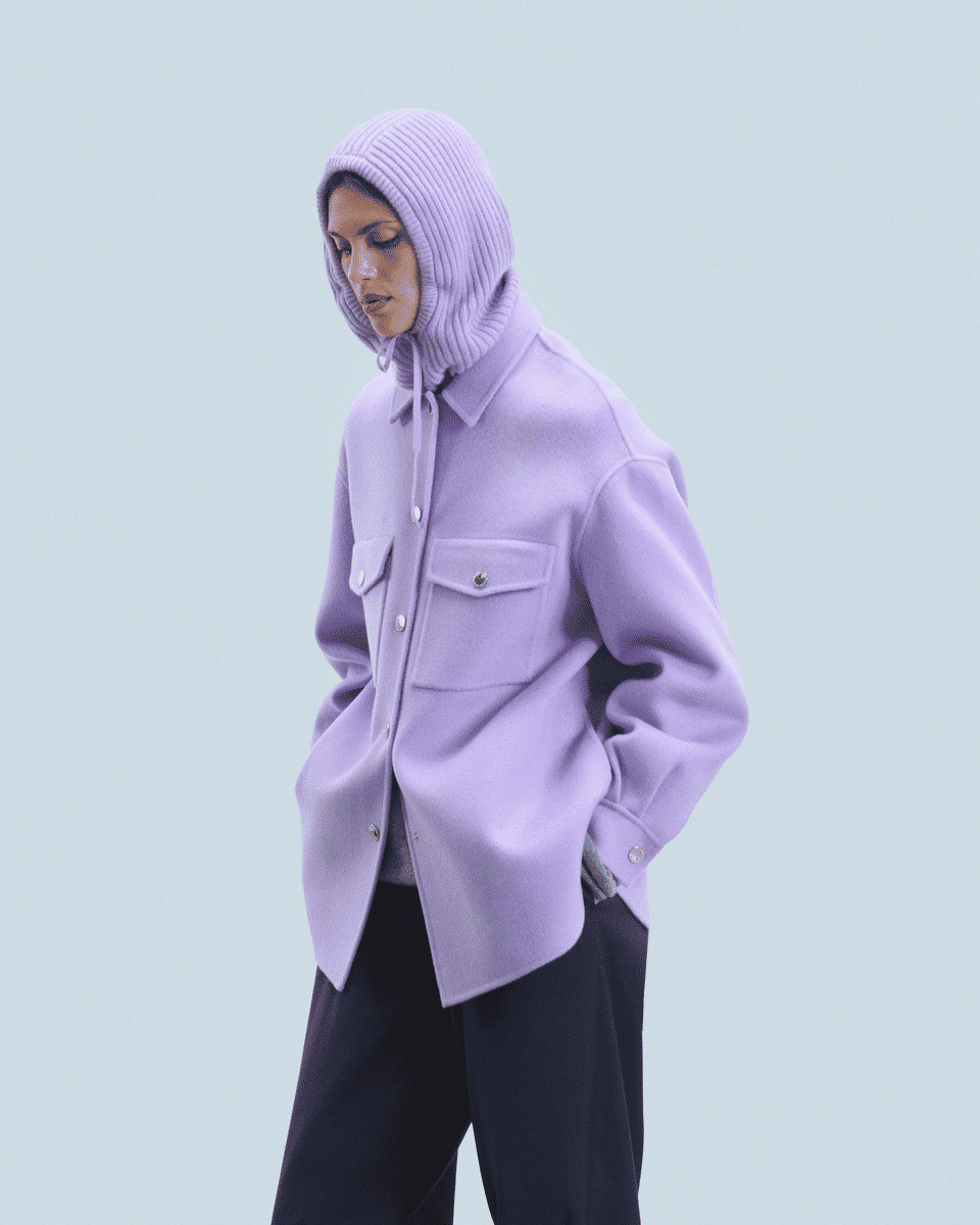 Cagoule Regular à Cotes