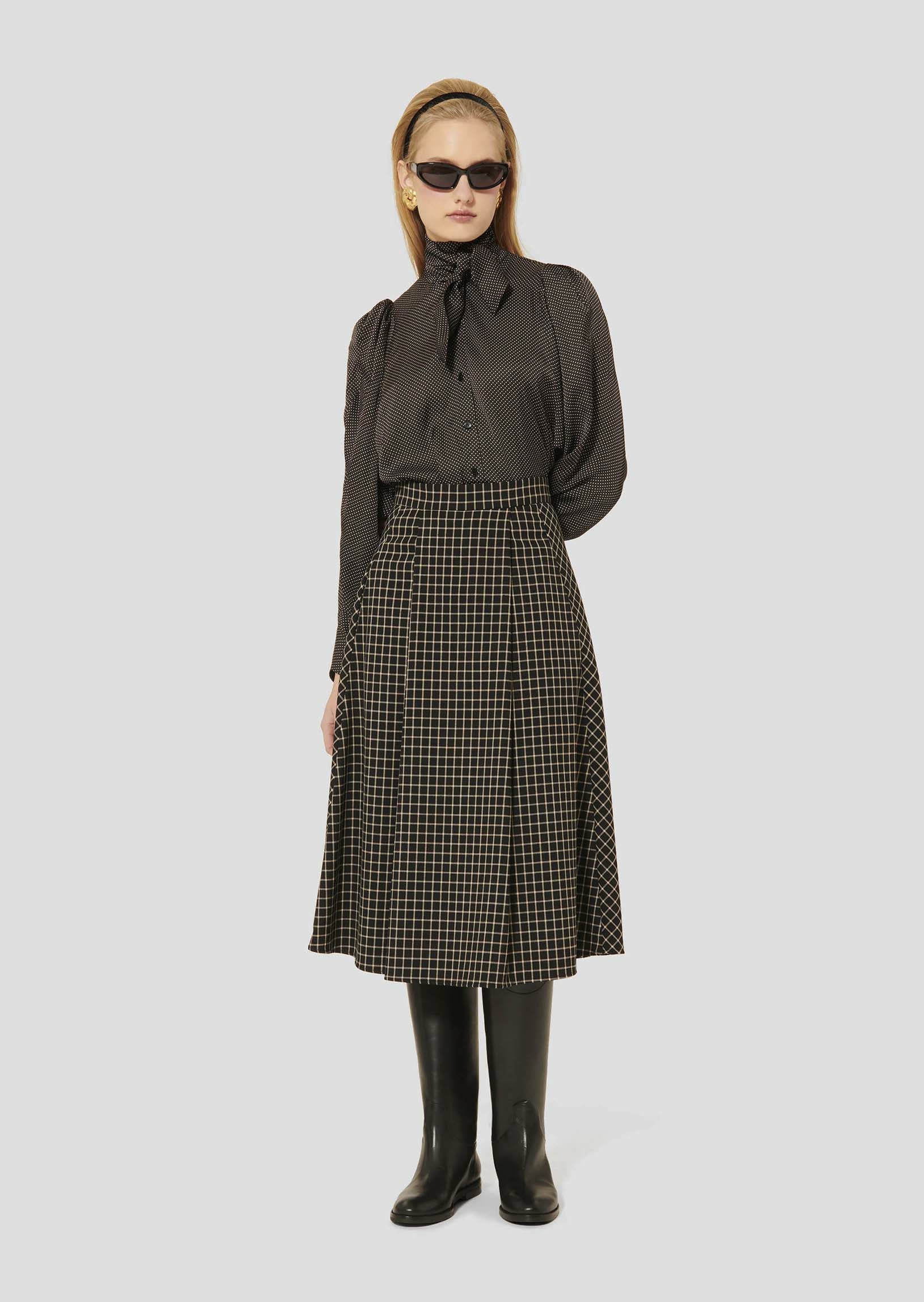 Jupe Joe-Noir en Polyester