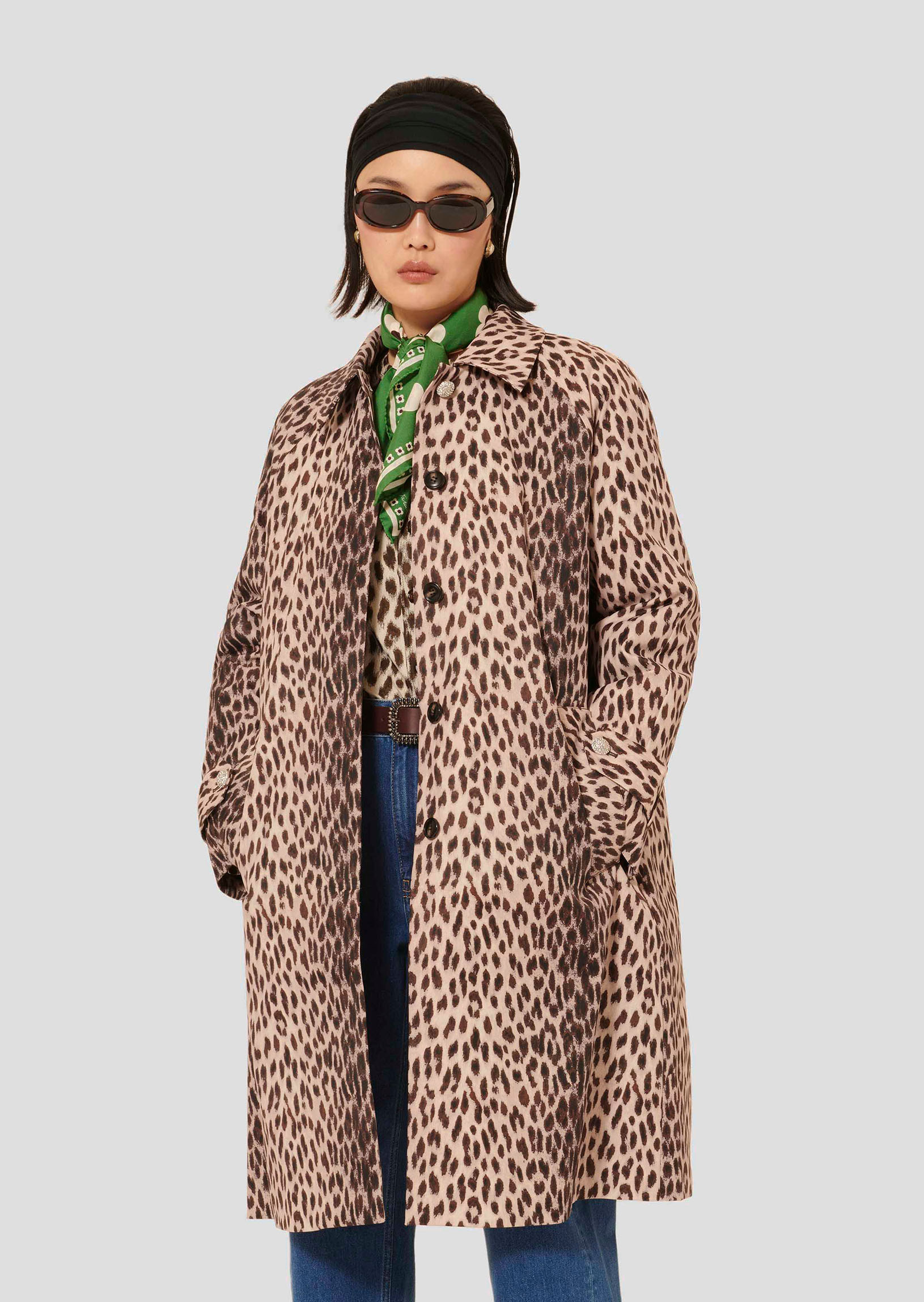 Manteau Igor-Chocolat en Polyester