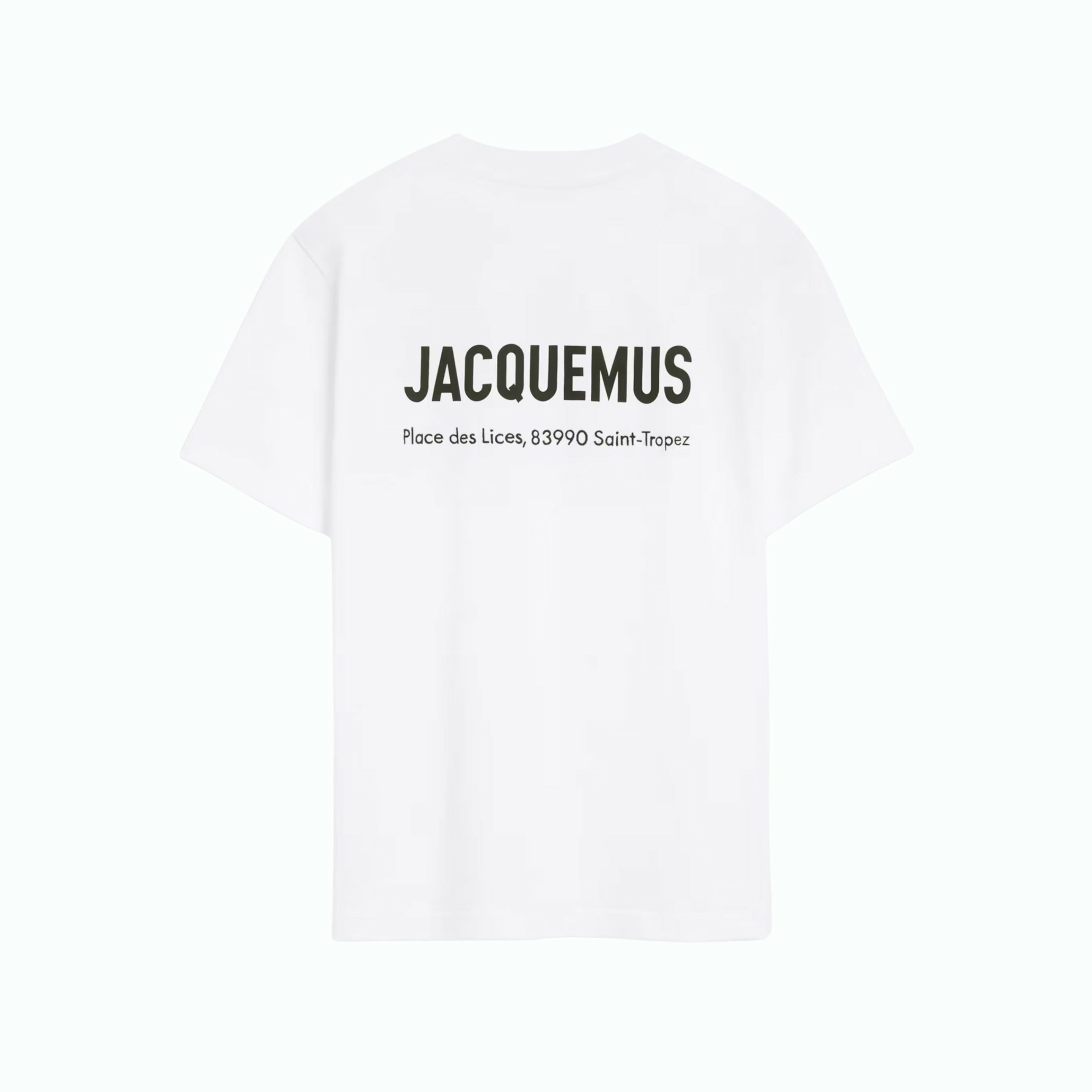 Jacquemus T-shirt Adresse Saint-Tropez Blanc