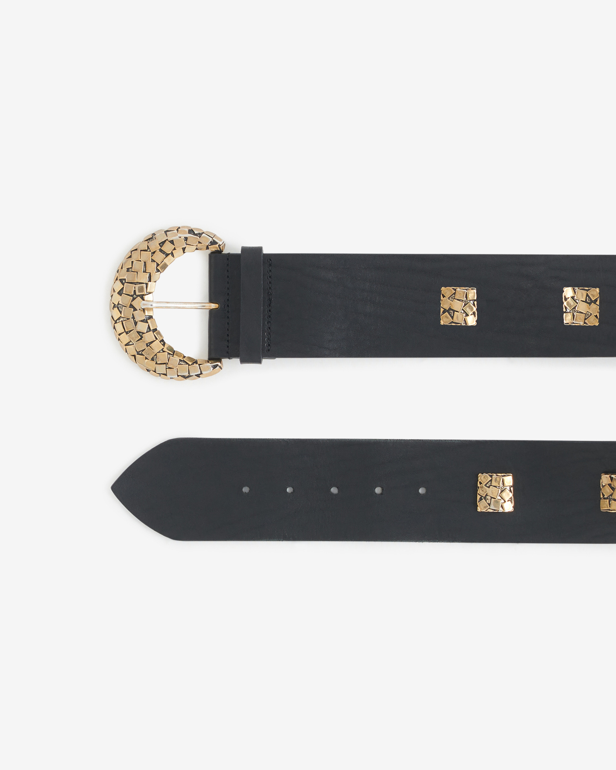 Ceinture Large En Cuir Looky