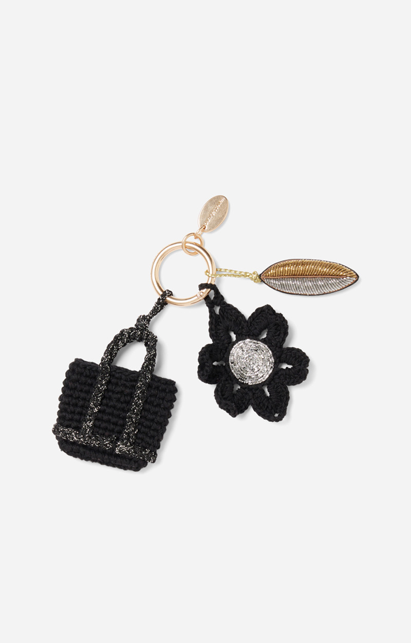 Charm Feuille En Coton Mélangé