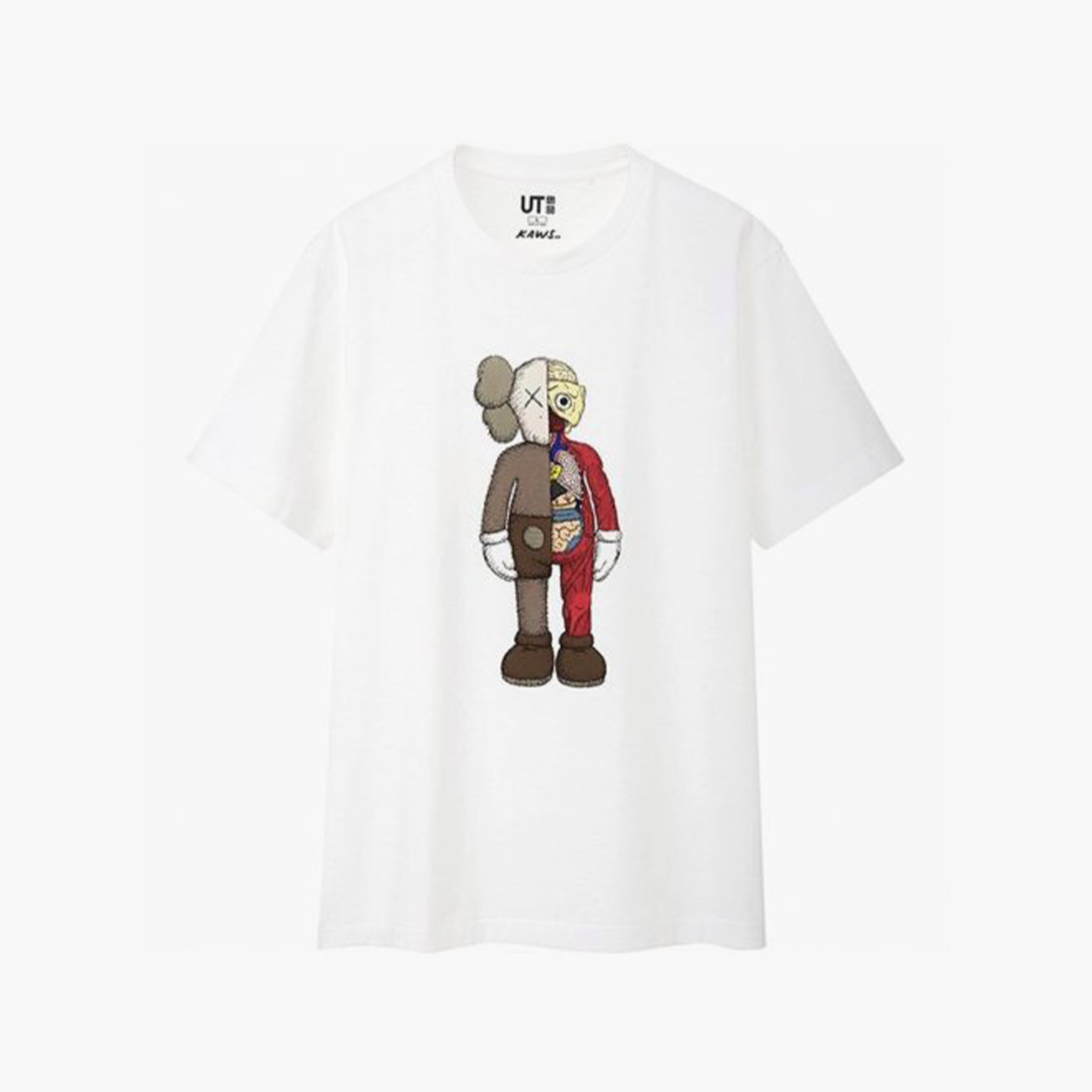 Kaws x Uniqlo T-shirt Flayed Blanc