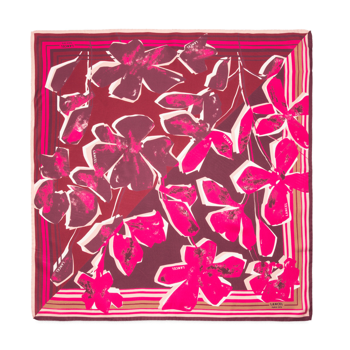 Motif Fleurs Arty - Carré - Grand modèle