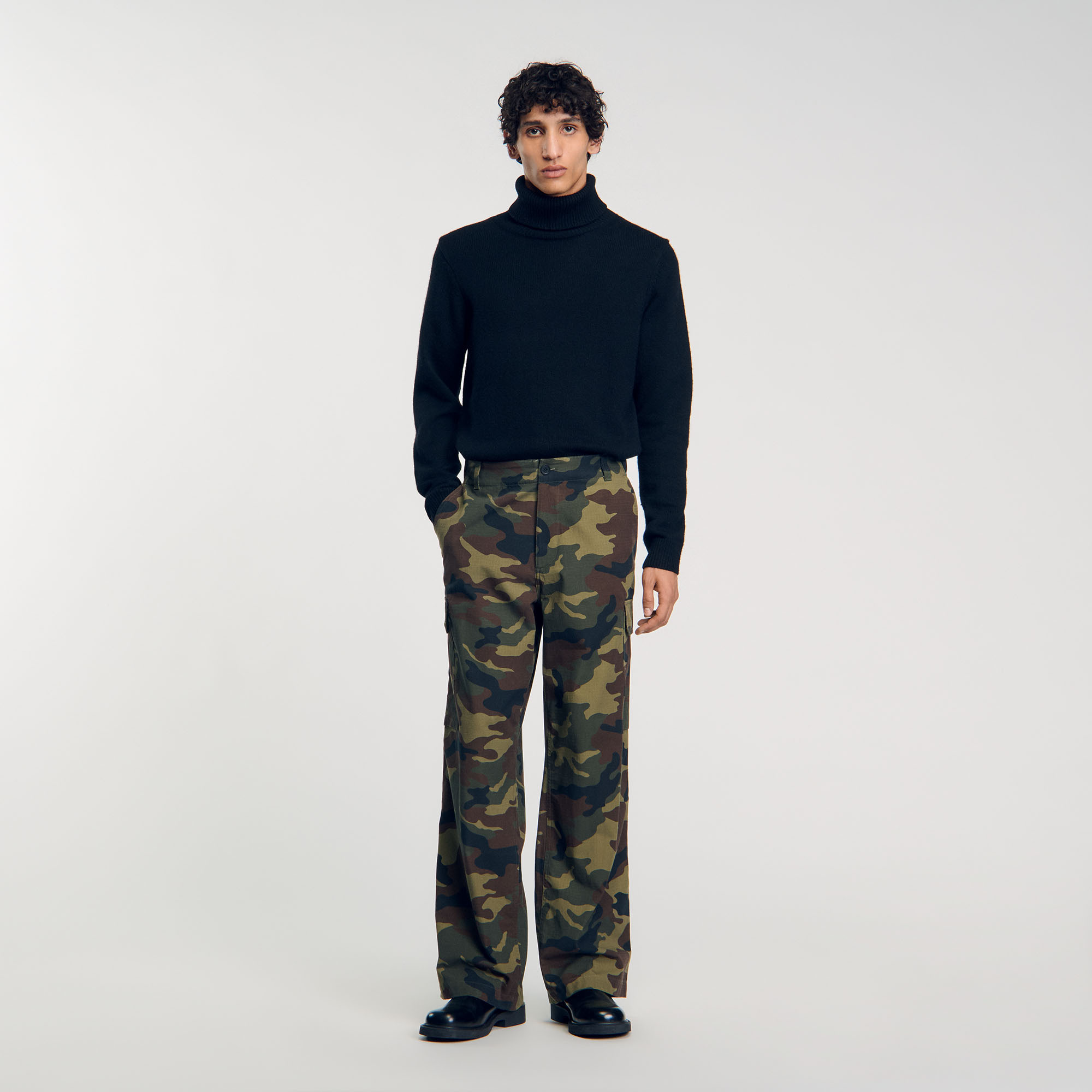 Pantalon cargo camouflage