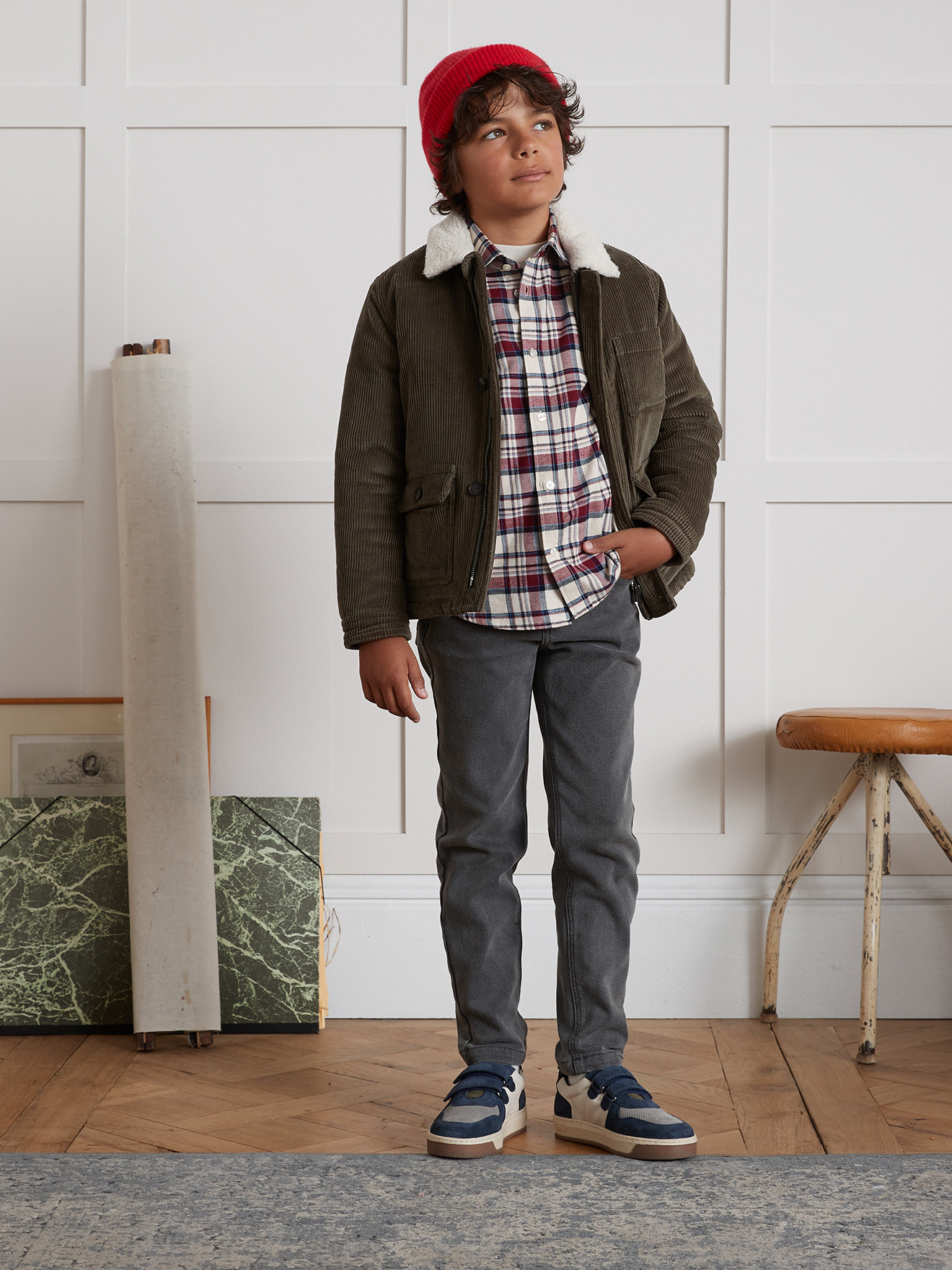 BLOUSON VELOURS
