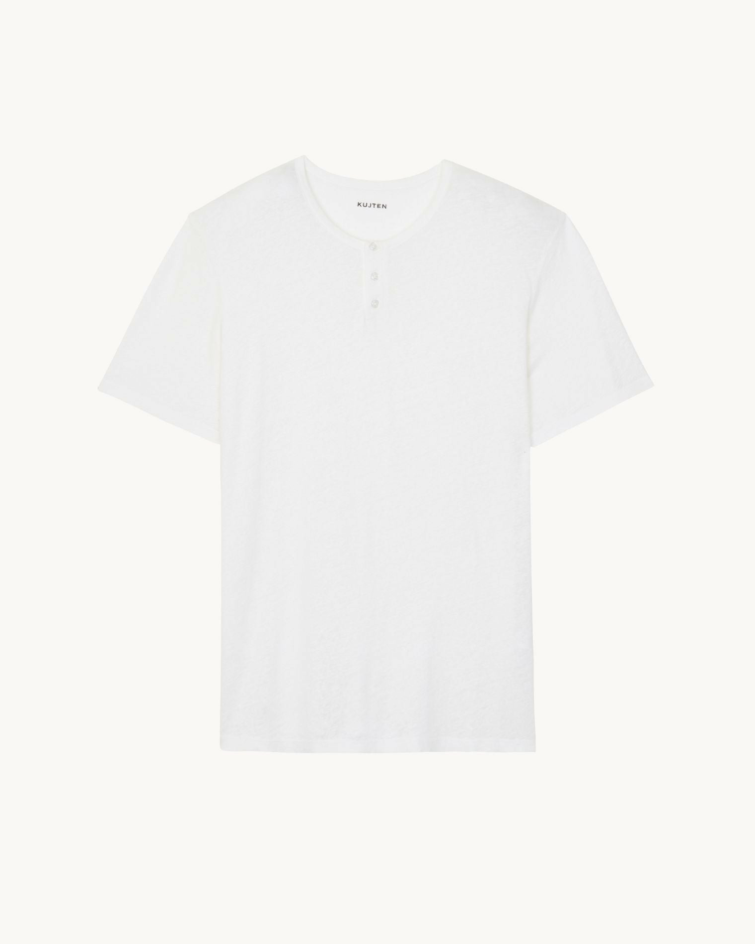 T-Shirt Lino T-Shirt Col Tunisien Lin