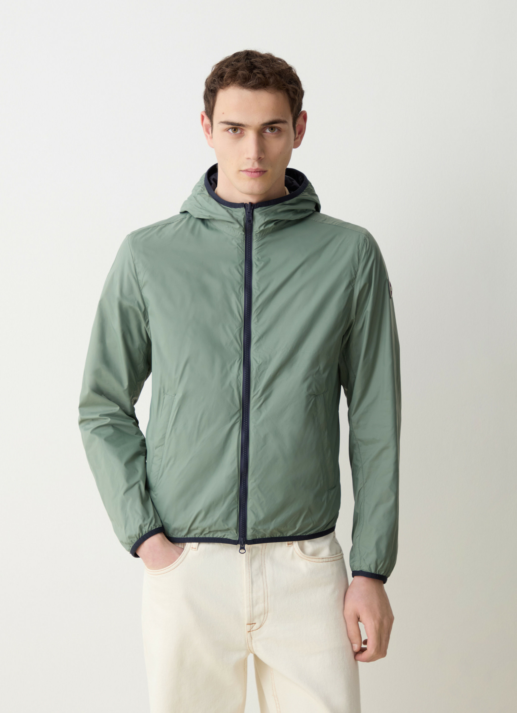 Veste réversible en tissu mat