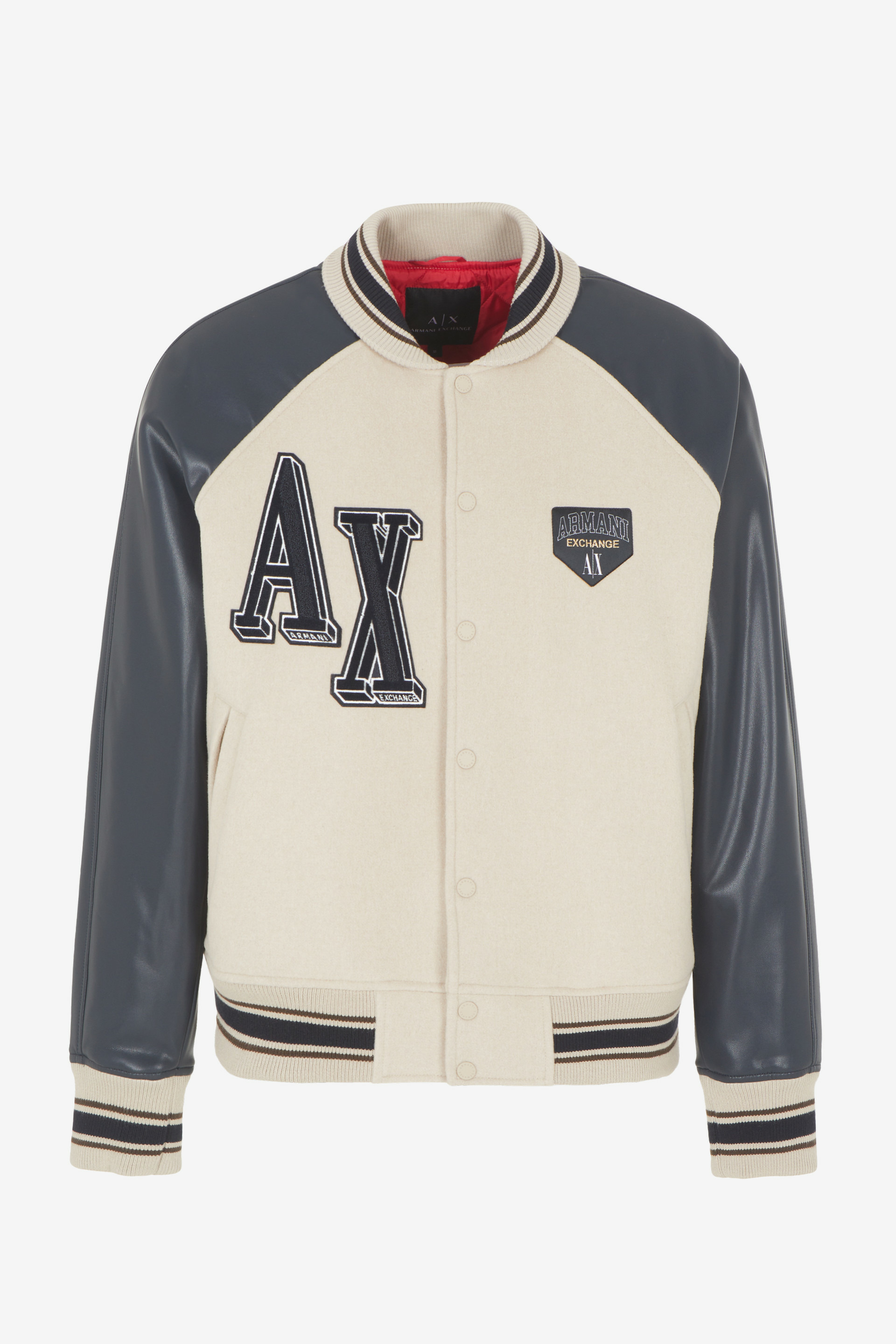 Blouson - doublure argentée/marine