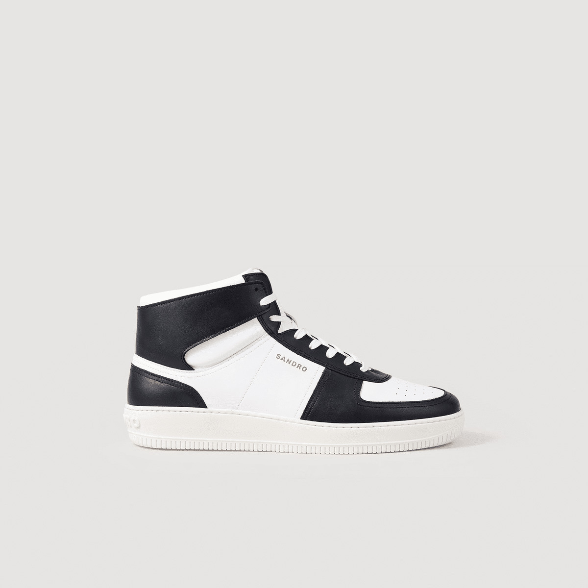 Sneakers montantes en cuir