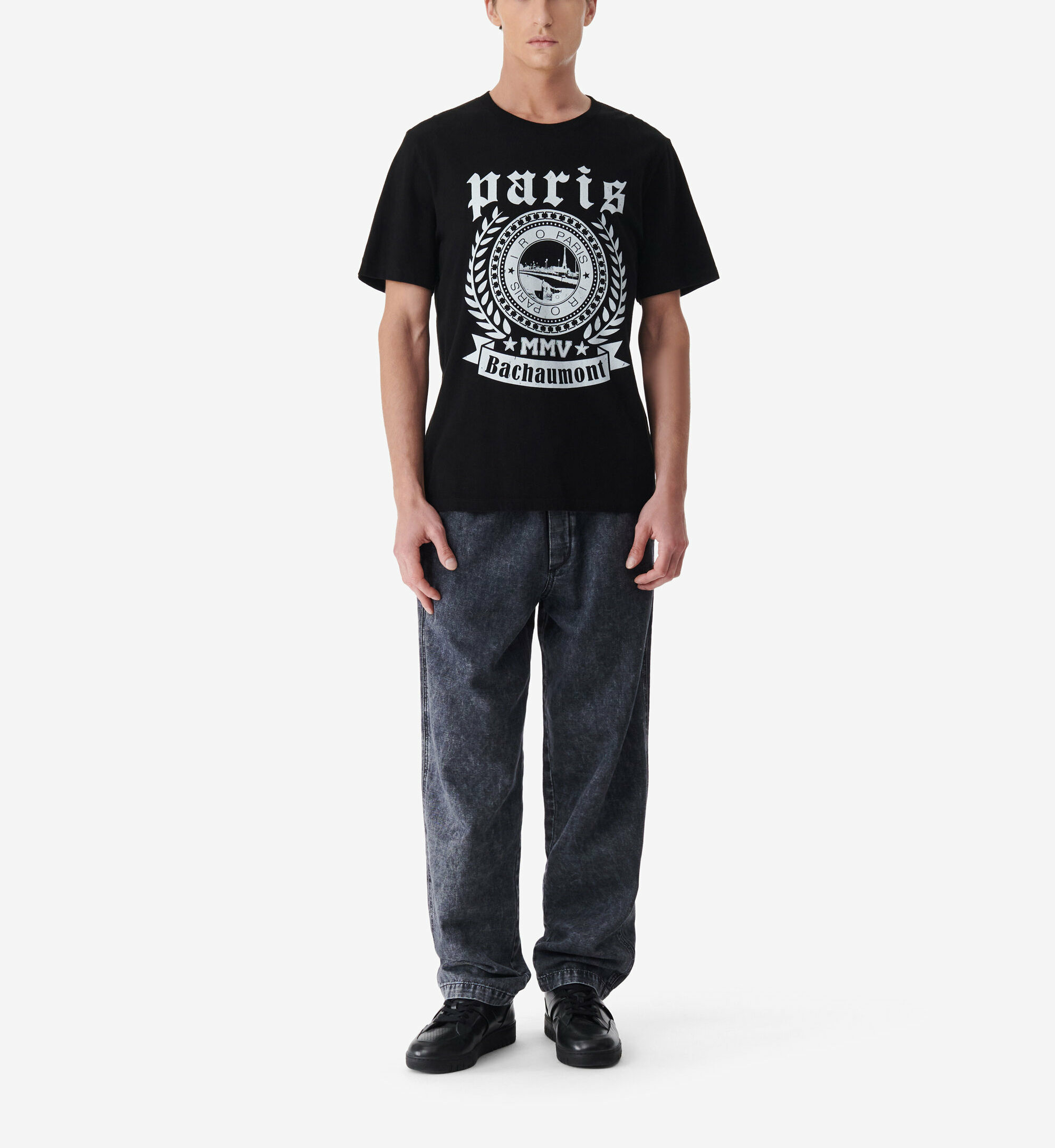 T-Shirt Imprimé Col Rond Rida