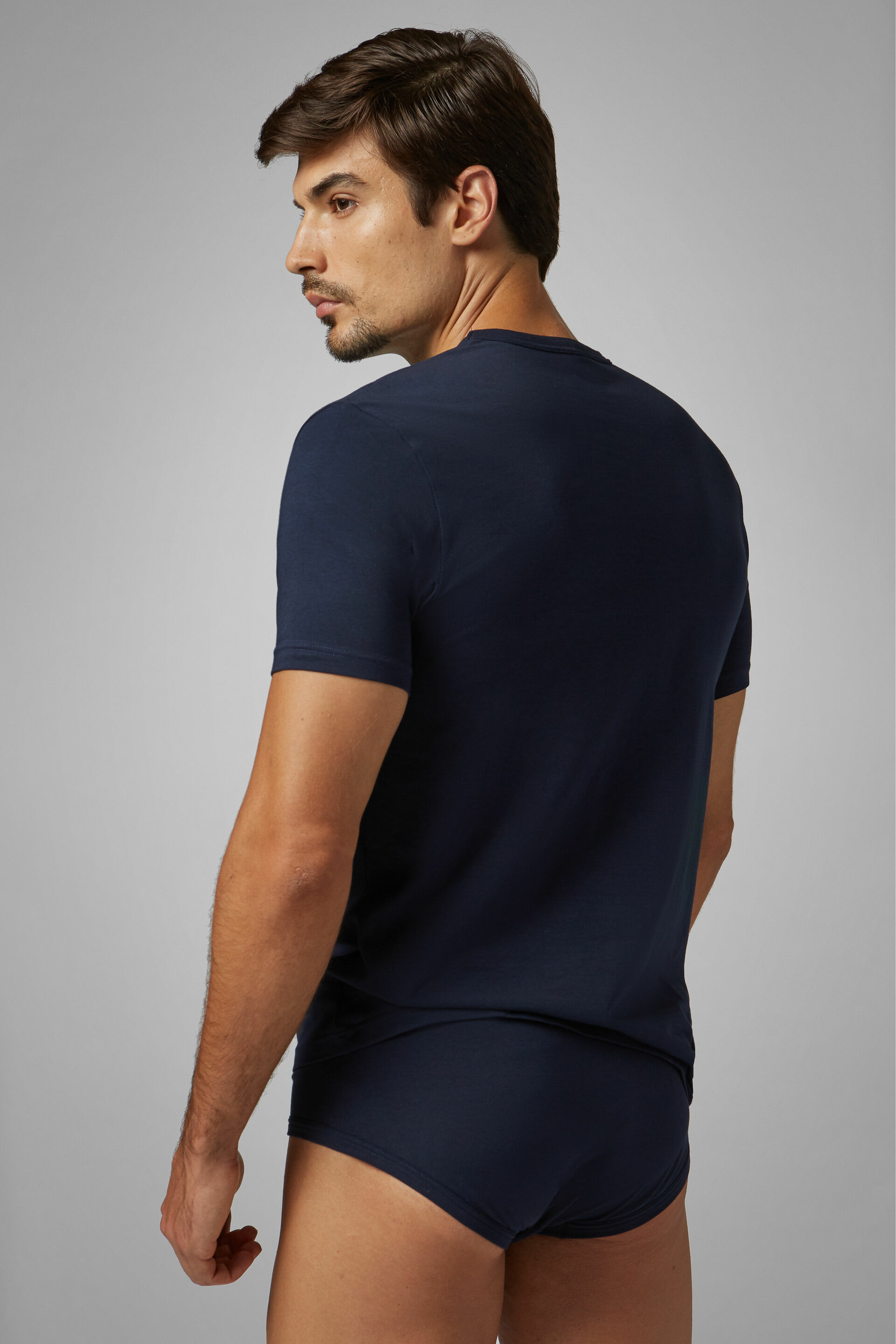 T-Shirt En Jersey De Coton Stretch