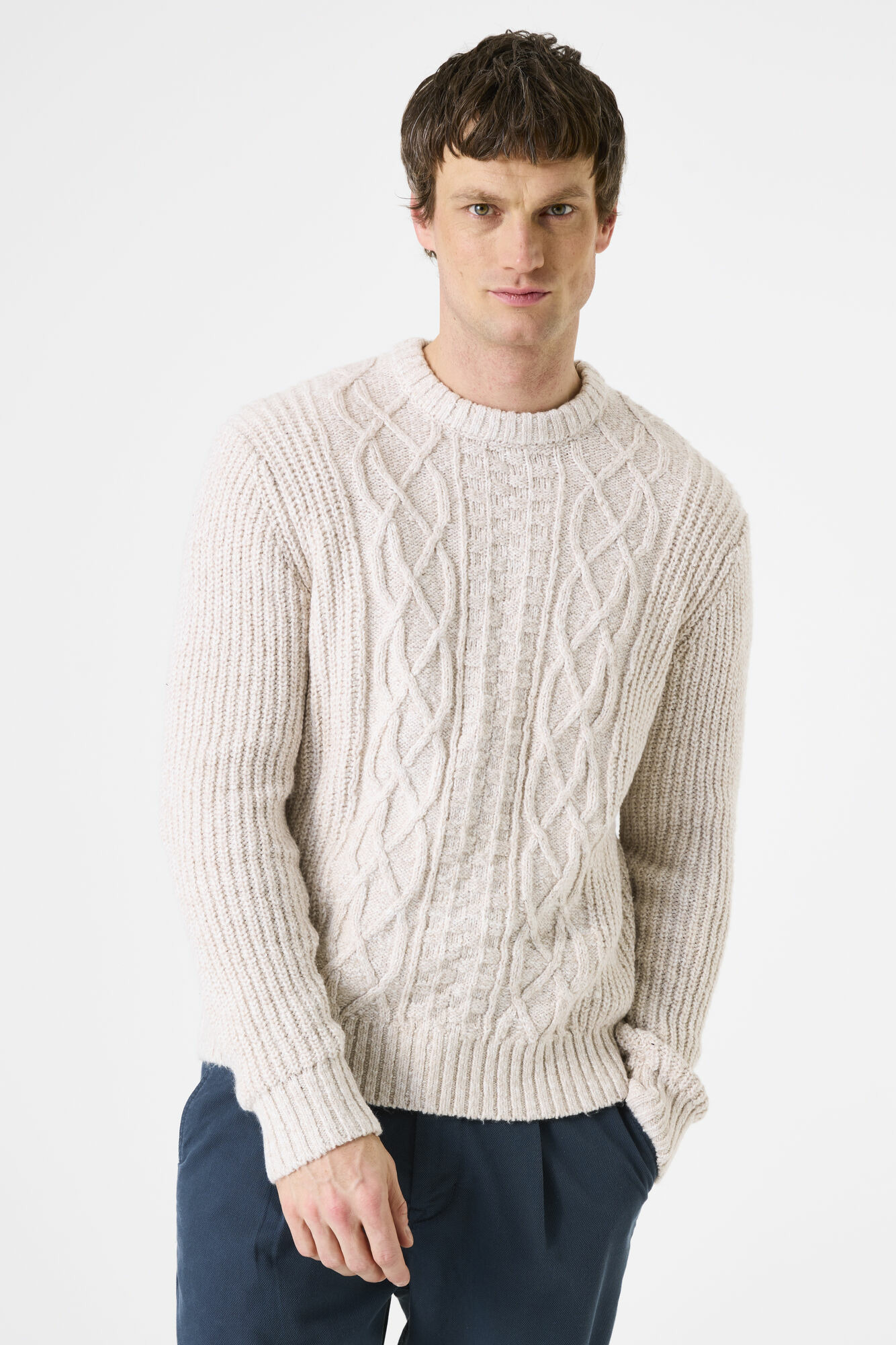 Men Sweater White