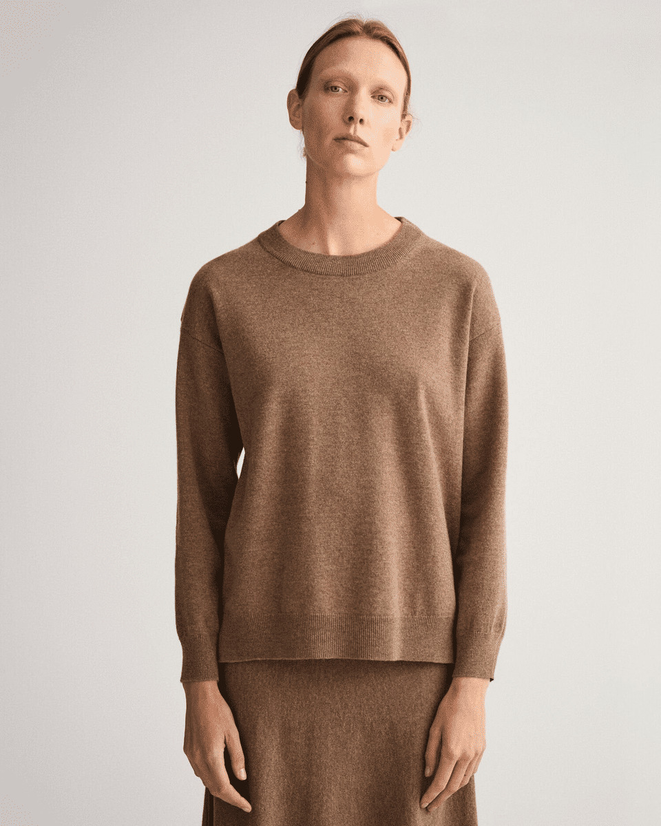 Superfine Lambswool Crew Neck Sweat