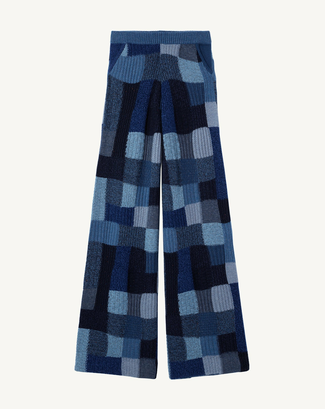 Pantalon patchwork - Femme - MARINE